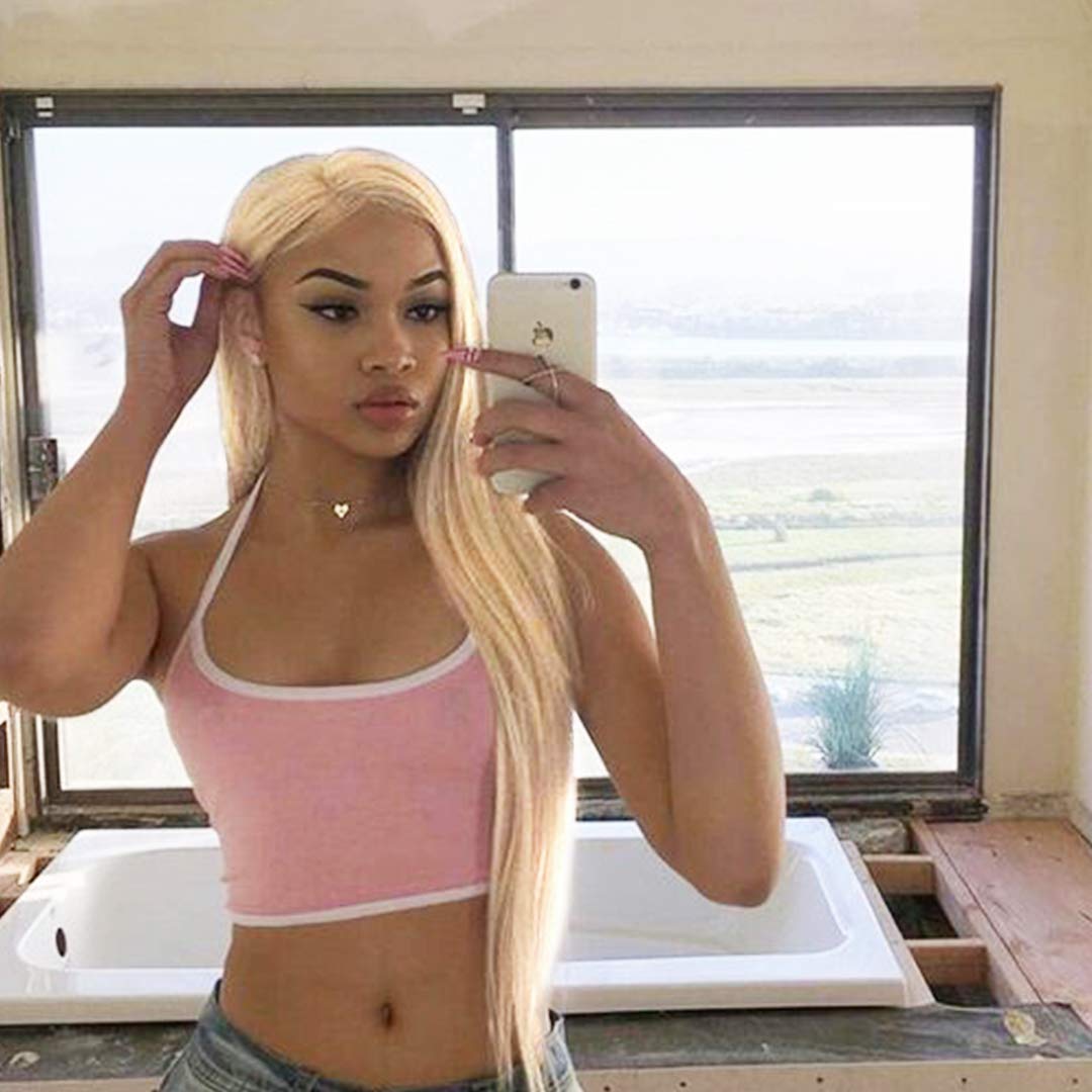 Bella Hair 613 Blonde Full Lace Human Hair Wig - 20 Inch Silky Straight Remy Virgin Hair with Pre-Plucked Hairline & Baby Hair (130% Density) | Perfect for Daily Wear, Cosplay, and Special Occasions