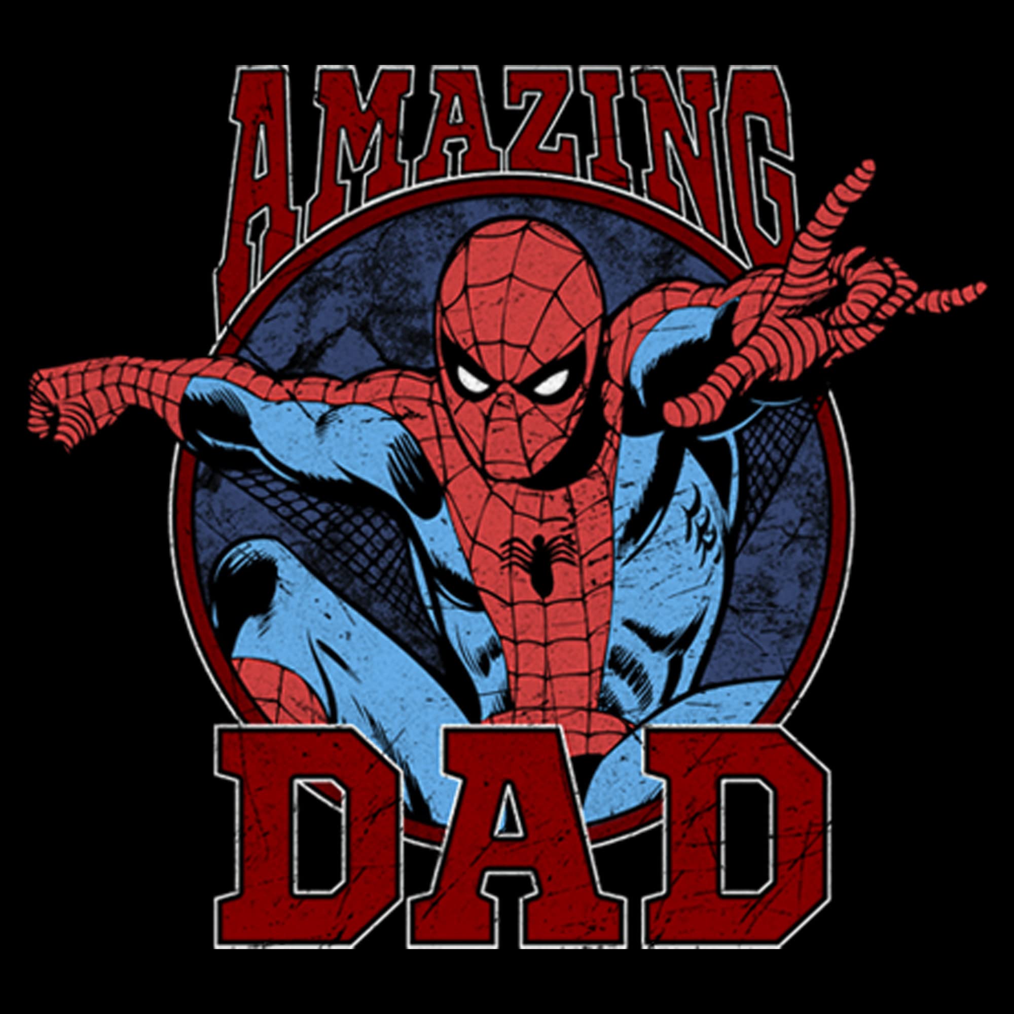 Marvel Spider-Man Amazing Dad Pullover Hoodie for Men - Soft & Comfortable Sweatshirt - Perfect for Casual Wear, Gifts & Superhero Fans