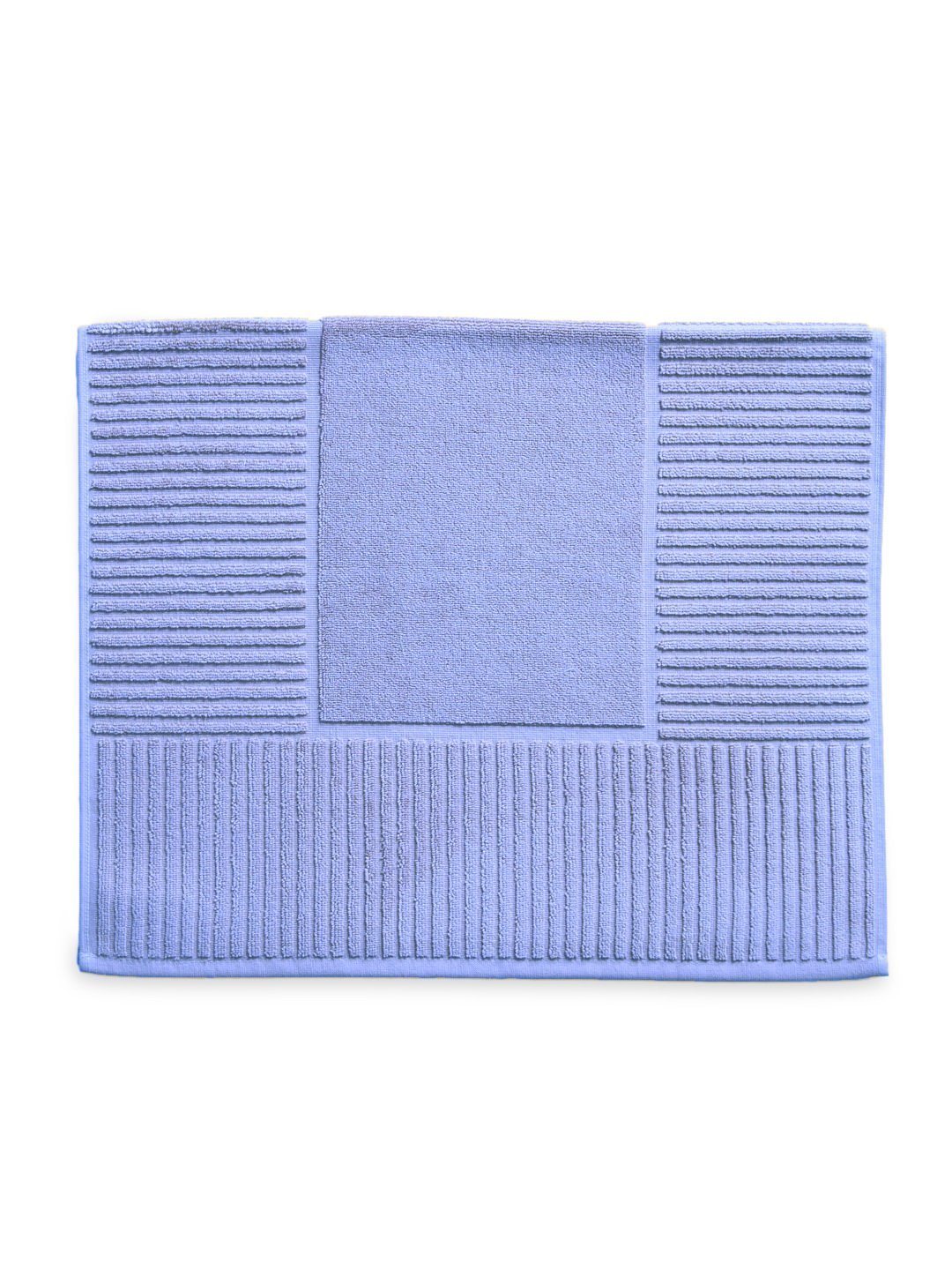 Premium Chortex Oxford Bath Mat - Soft, Absorbent & Quick-Drying Denim Blue Bathroom Rug - Perfect for Bathroom, Shower & Spa Areas
