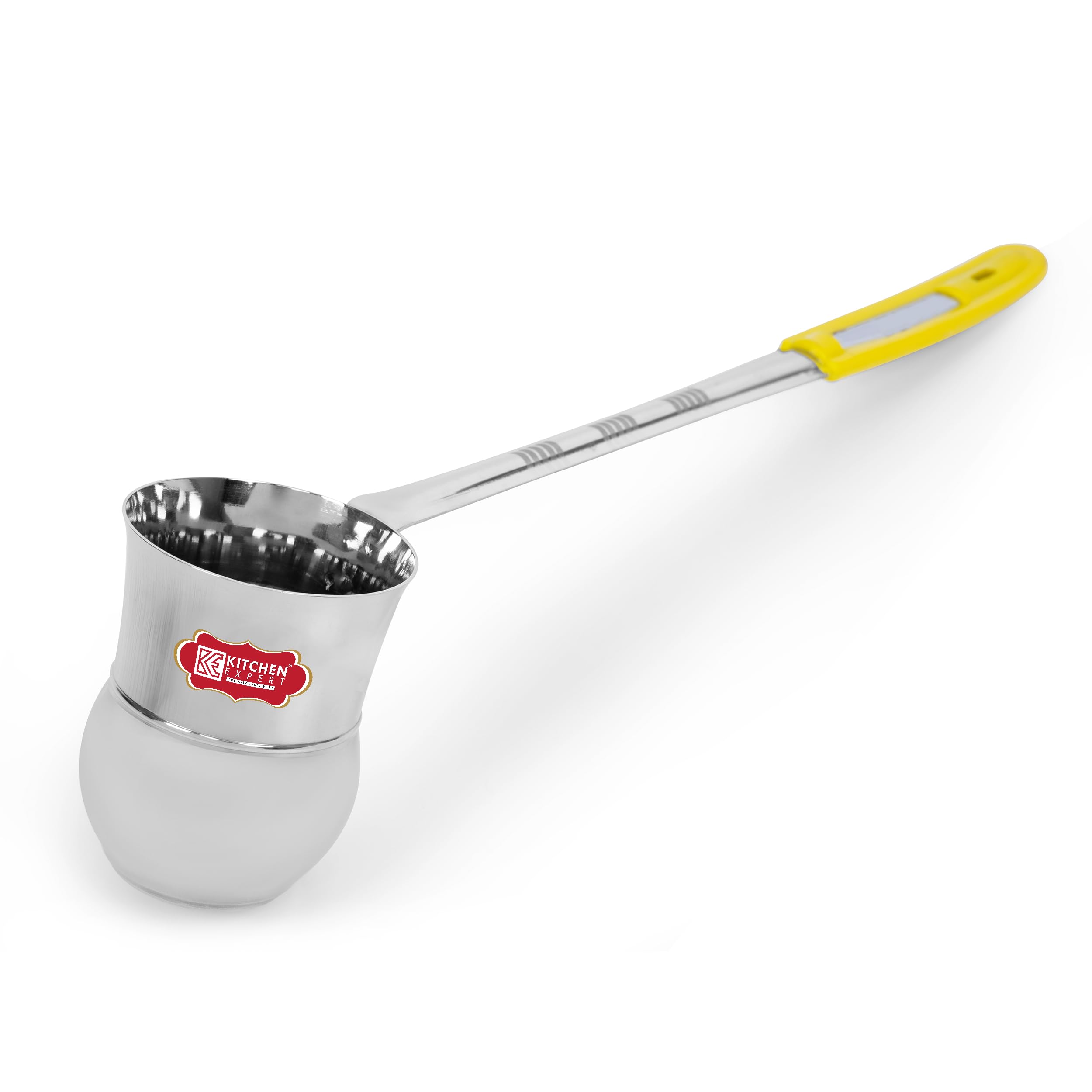 Stainless Steel Water Ladle with Long Handle - 200ML Kitchen Dispenser & Canteen Serving Spoon | Durable Steel Lota Jug for Water Serving | Perfect for Restaurants, Cafes & Home Use