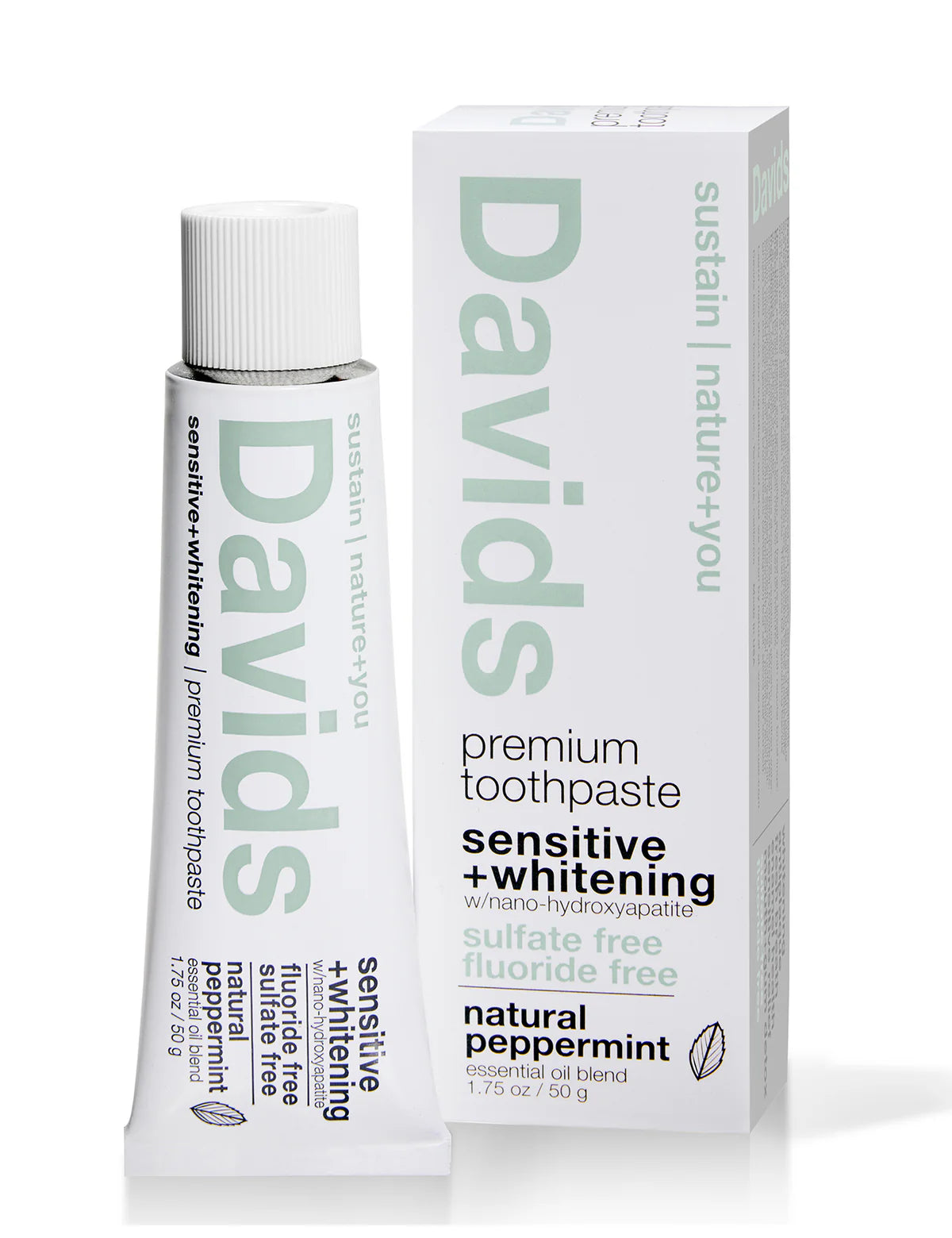 Hydroxi™ Sensitive & Whitening Nano Hydroxyapatite Toothpaste - Mint Flavor for Sensitive Teeth & Enamel Repair | Perfect for Daily Oral Care & Teeth Whitening at Home