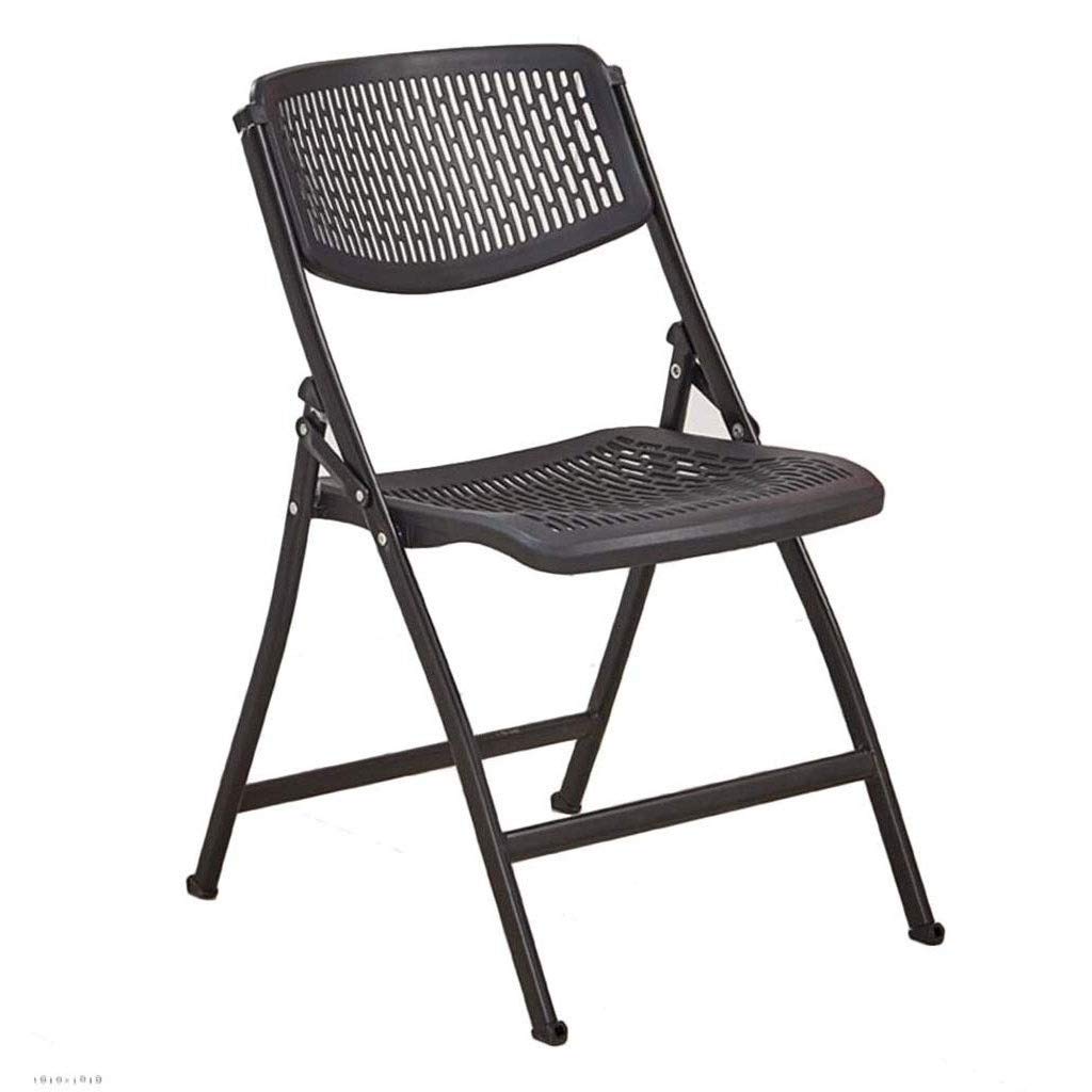 Foldable Office Chair with Steel Feet - Ergonomic Conference & Training Chair for Home & Office - Comfortable Computer Chair with Backrest - Perfect for Meetings, Workstations & Home Offices