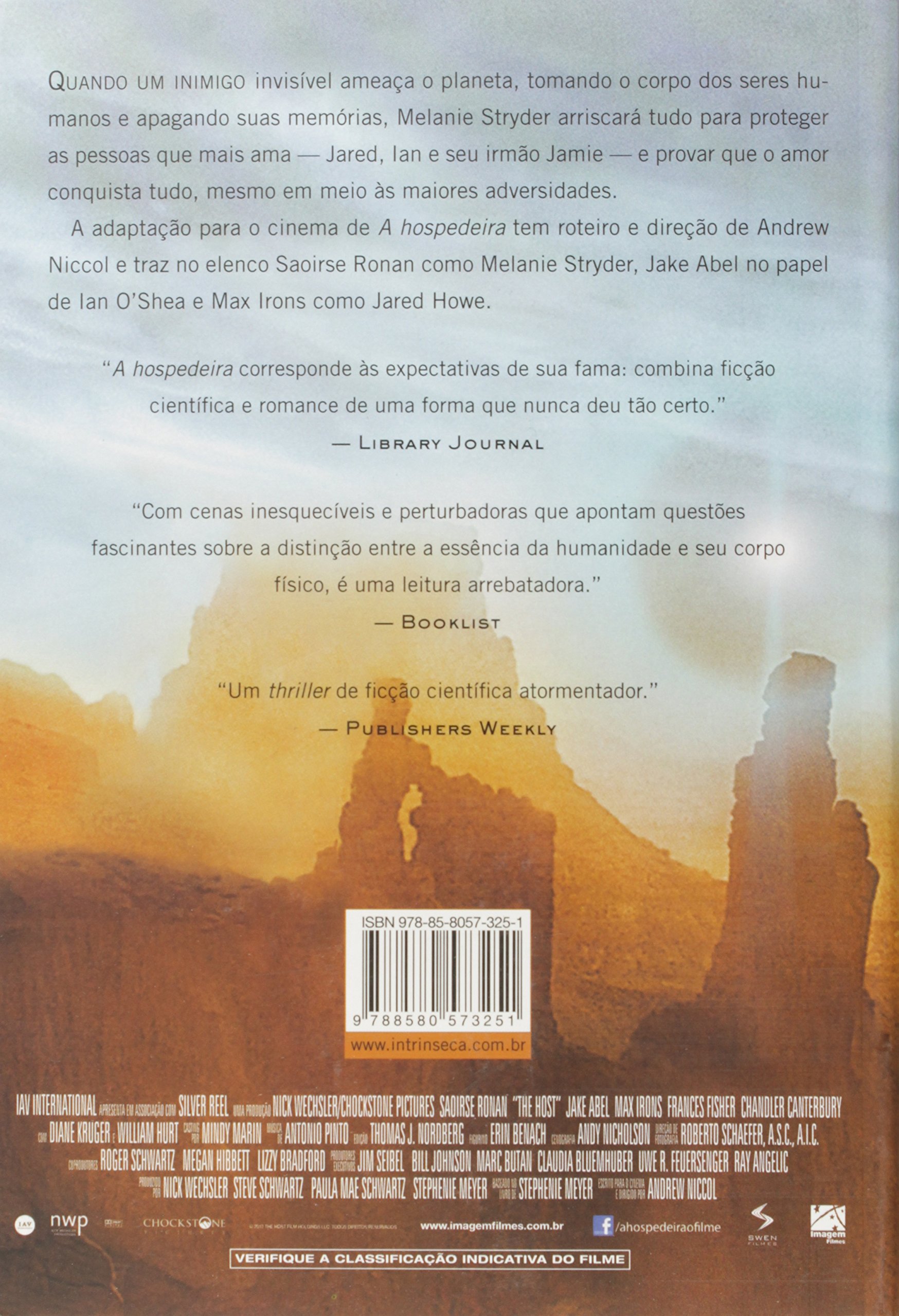 A Hospedeira by Stephenie Meyer - Portuguese Edition - Perfect for Book Clubs, Travel Reading & Stephenie Meyer Fans