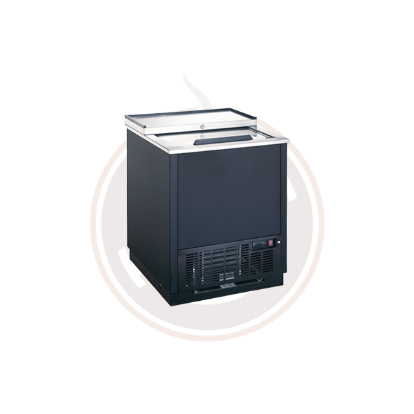 Omcan 26-Inch Commercial Glass Froster & Plate Chiller - 150L Capacity for Restaurants, Bars & Catering (Model 50073) - Perfect for Chilling Drinks, Displaying Desserts & Buffet Service