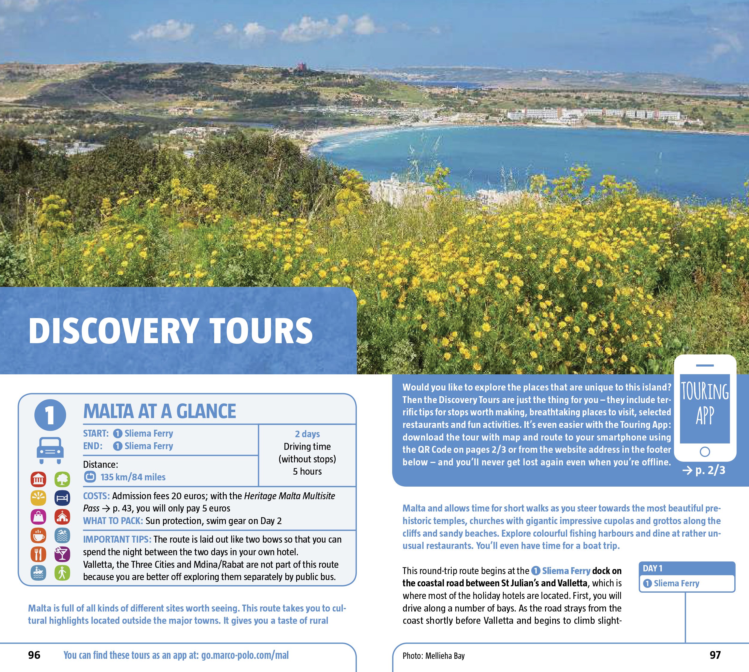 Malta & Gozo Travel Guide - Marco Polo Pocket Guide | Compact Travel Book with Maps & Insider Tips for Exploring Malta's Beaches, Historic Sites & Local Culture