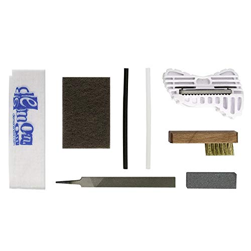 DEMON UNITED Premium Ski & Snowboard Tuning Kit with Waxing Iron - 1.06 LBS All-Temperature Wax (20+ Tune Ups) - Perfect for Winter Sports Maintenance at Home or Mountain Resorts
