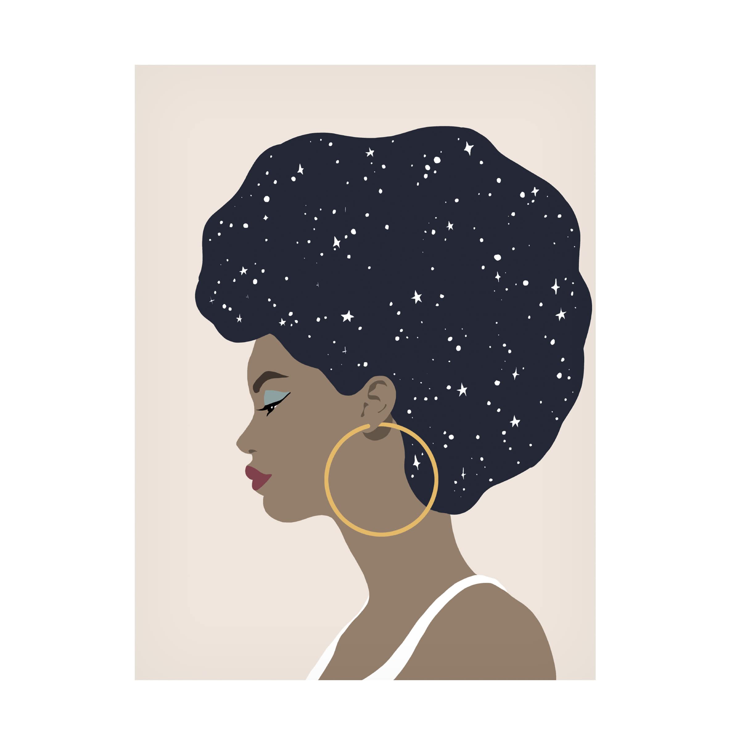Annie Warren 'Heavenly Hair I' Canvas Wall Art Print - Premium Home Decor for Living Room, Bedroom & Office | Trademark Fine Art Collection