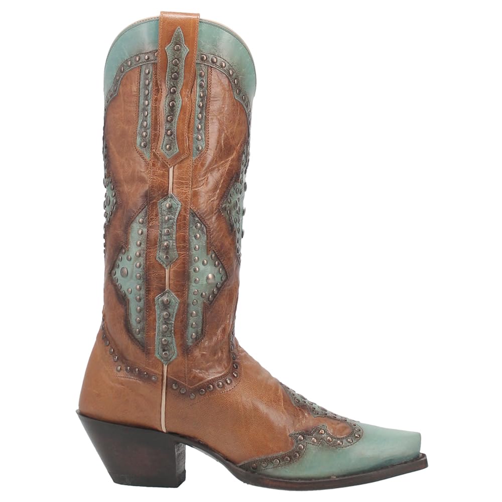 Dan Post Women's Taryn Snip Toe Cowboy Boots - Western Style Leather Boots for Women - Comfortable & Stylish Riding Boots for Country, Rodeo & Casual Wear