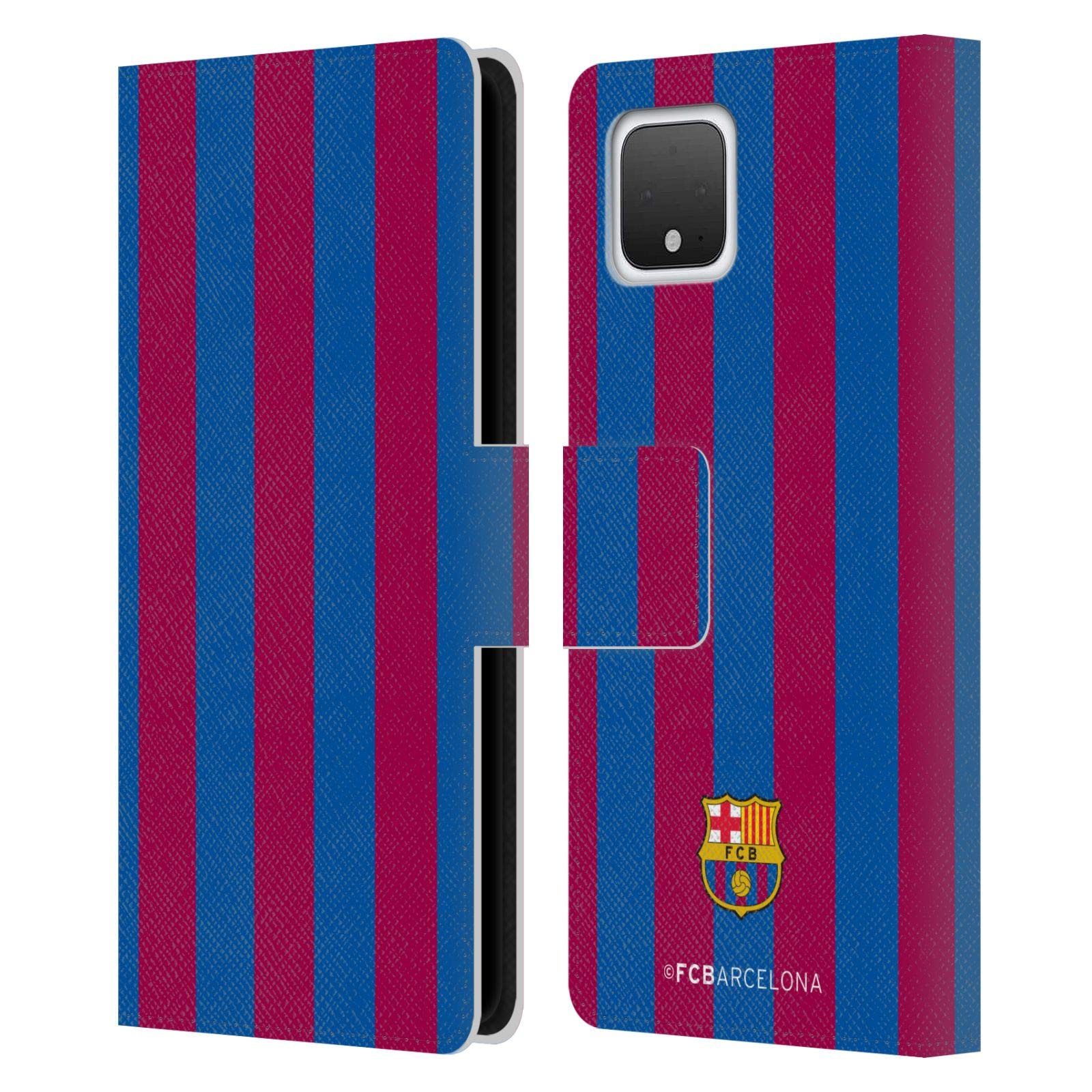 FC Barcelona Leather Wallet Case for Google Pixel 4 - Soccer Gift