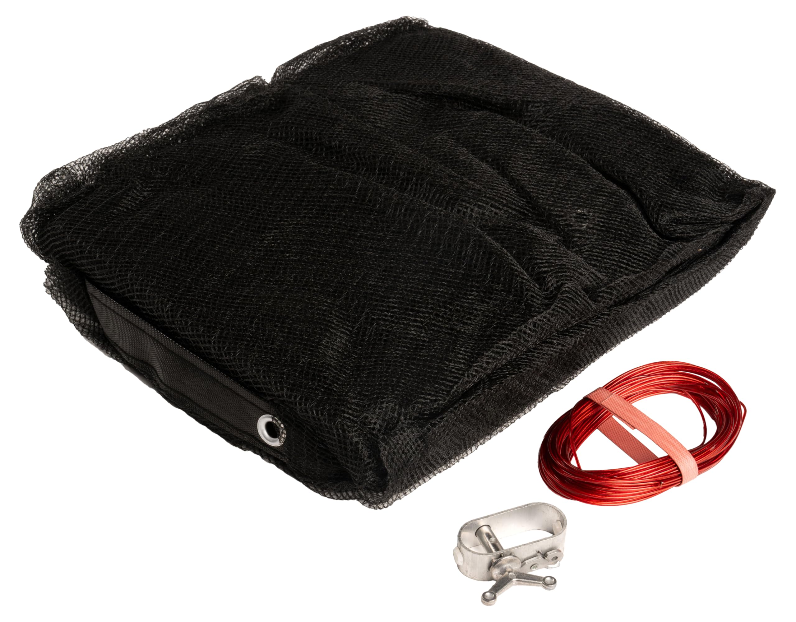 Durable 28ft Round Above Ground Pool Leaf Net Cover - Reinforced Woven Polyethylene Edge, Lightweight & Easy to Install - Perfect for Seasonal Protection & Debris Prevention