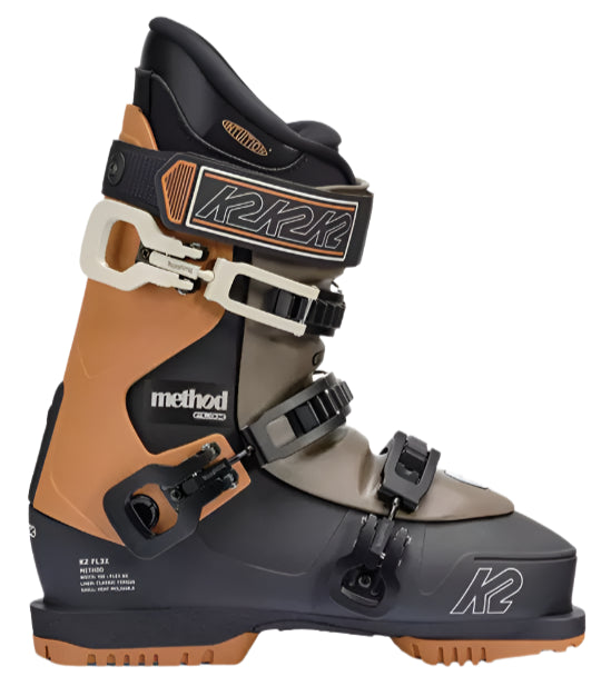 **K2 Method Ski Boots 2025 - High-Performance Alpine Ski Boots for Men & Women - Perfect for All-Mountain & Freeride Skiing**