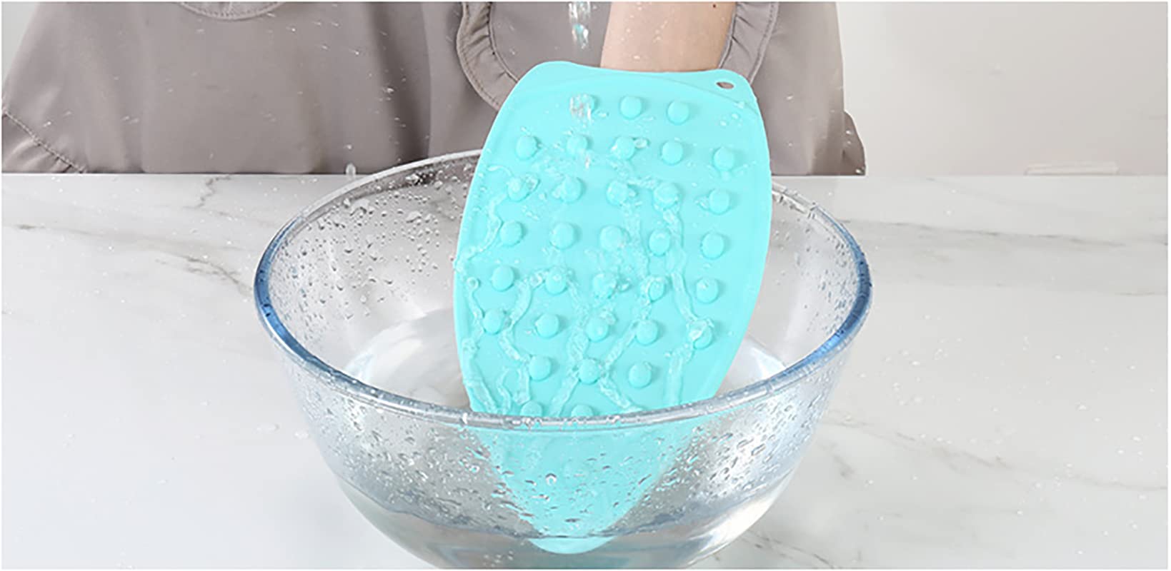 YICBOR 2-Pack Heat Resistant Silicone Iron Rest Pads for Ironing Boards & Mats - Non-Slip, Durable, Grey - Perfect for Home Laundry, Sewing & Fabric Care