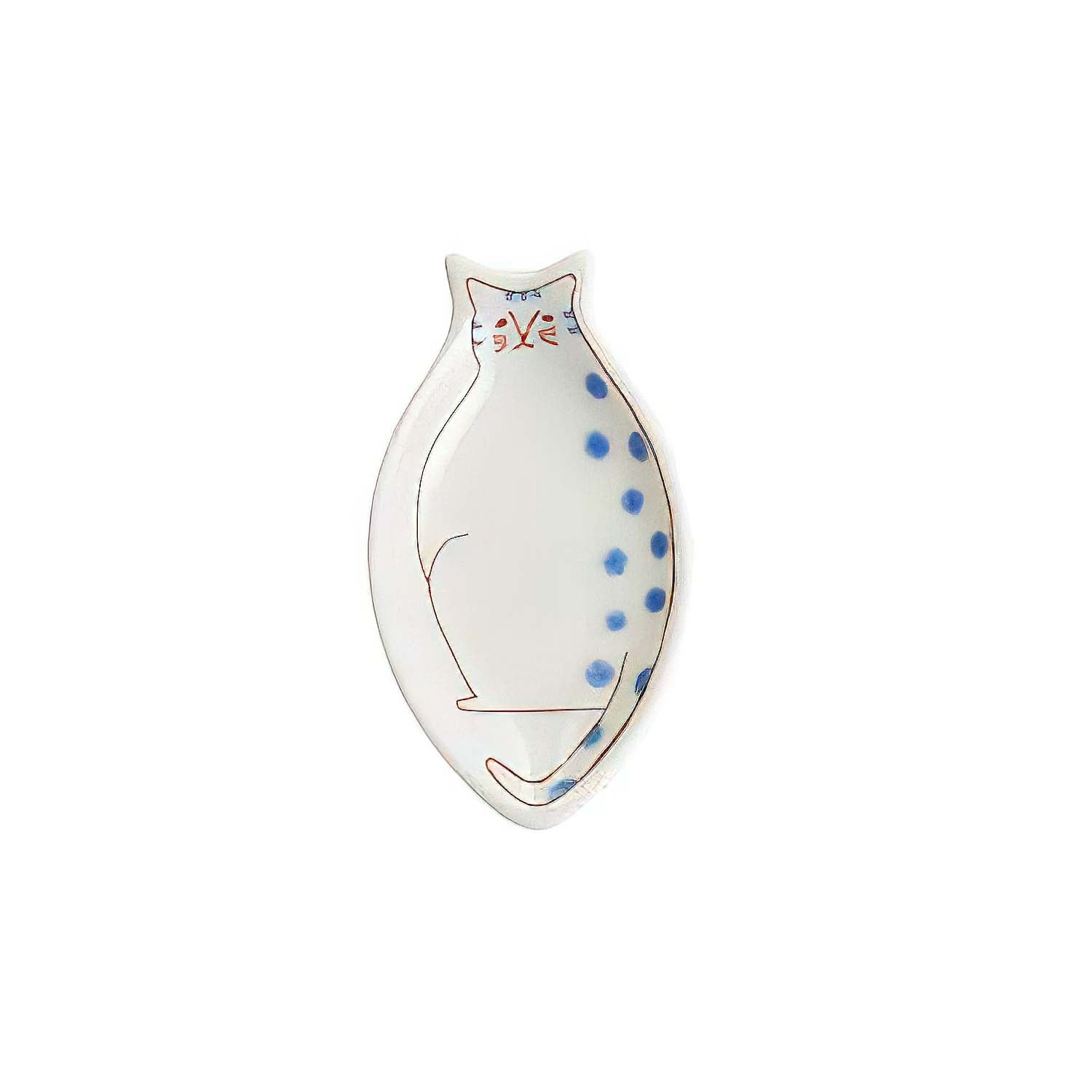 Harekutani Porcelain Cat Petit Plate - Elegant Japanese Ceramic Dish for Tea, Desserts & Home Decor | Perfect for Gifts, Afternoon Tea & Kawaii Aesthetic