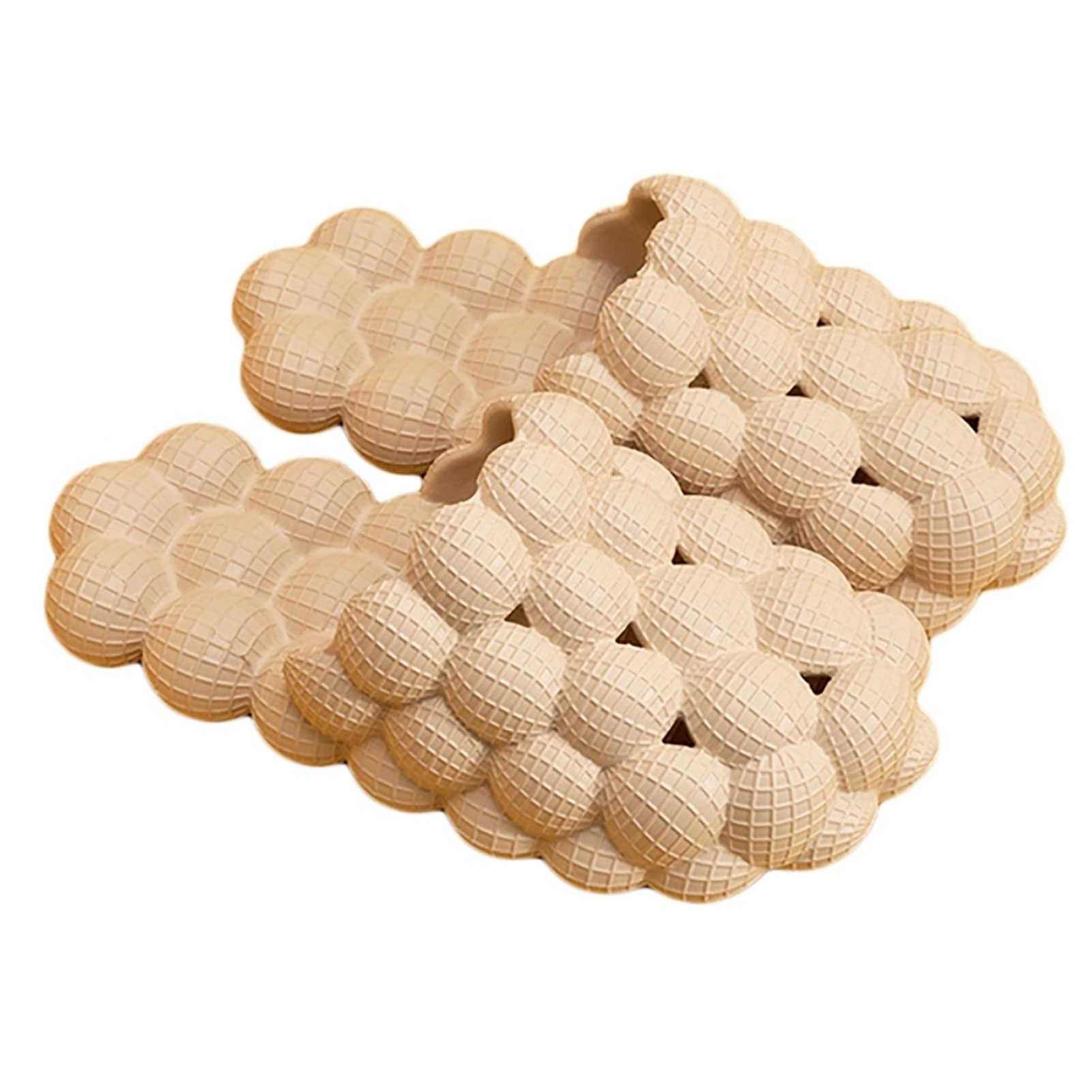 MQQ Women's Foot Massager Sandals - Non-Slip Bubble Massage Slippers for Relaxation, Home & Bathroom Use - Perfect Gift for Her (Ideal for Post-Workout Recovery, Spa Days & Home Comfort)
