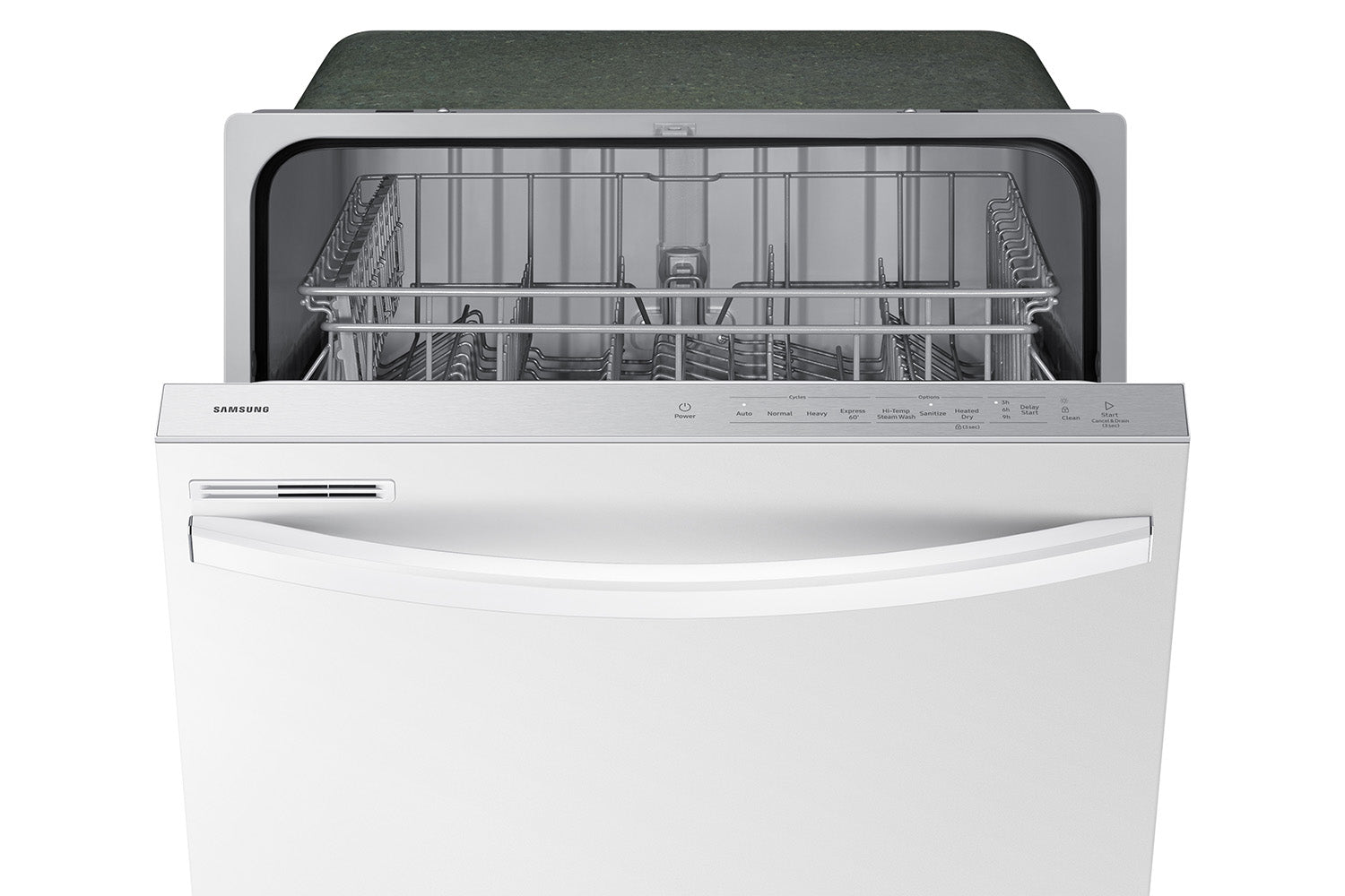 Samsung DW80CG4021WQAA White Dishwasher - Energy Efficient, Quiet Operation for Modern Kitchens | Perfect for Family Homes & Small Restaurants