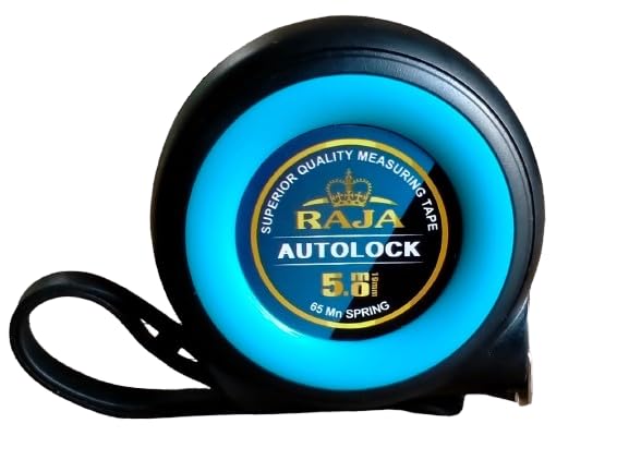 ASV FASHION 5M/16FT Auto Lock Retractable Tape Measure - Heavy Duty Measuring Tool for DIY, Construction, Sewing & Mechanical Work | Accurate Metric/Imperial Scale for Carpentry, Tailoring & Engineering Projects