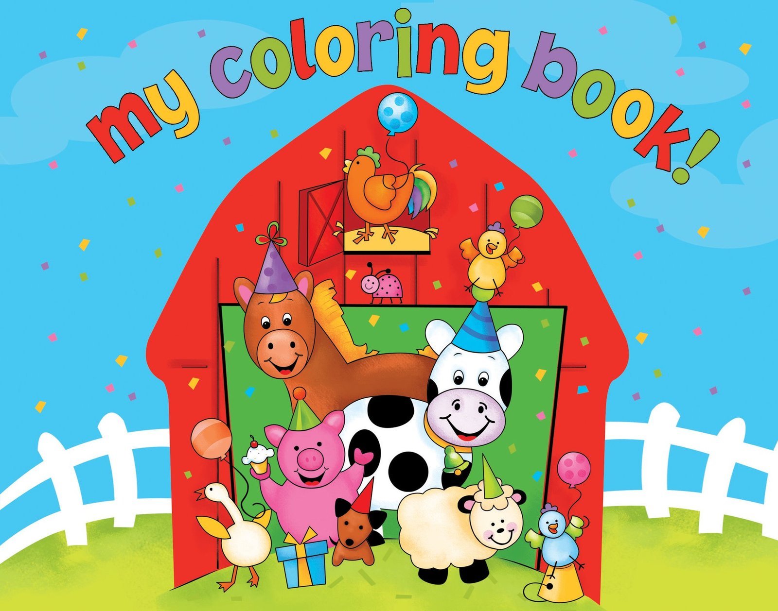 Barn Yard Bash Coloring Book for Kids - Farm Animal Fun Activity