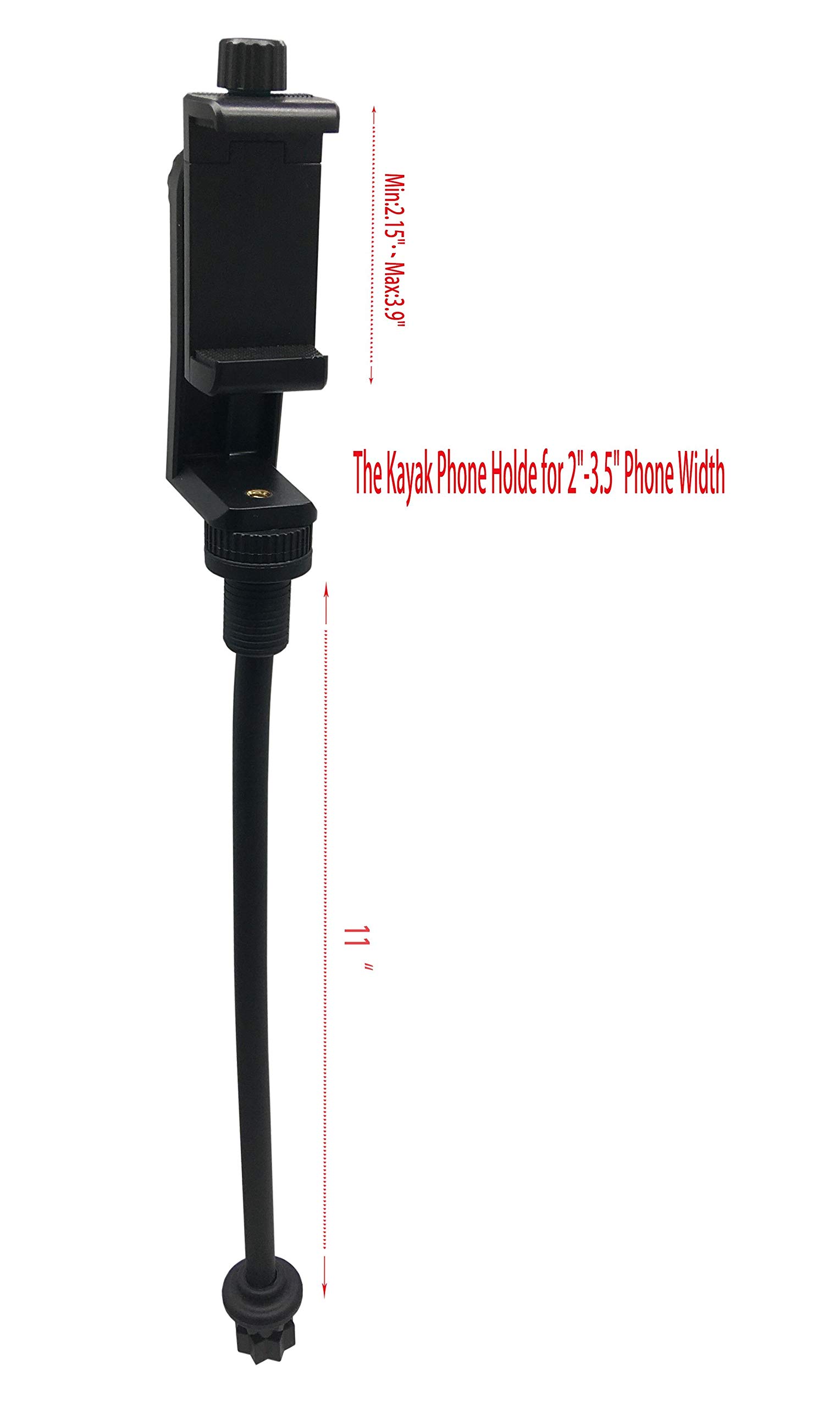 Kayak Phone Mount - Flexible Arm Holder for Kayaking Accessories (Ideal for Fishing & Water Sports)