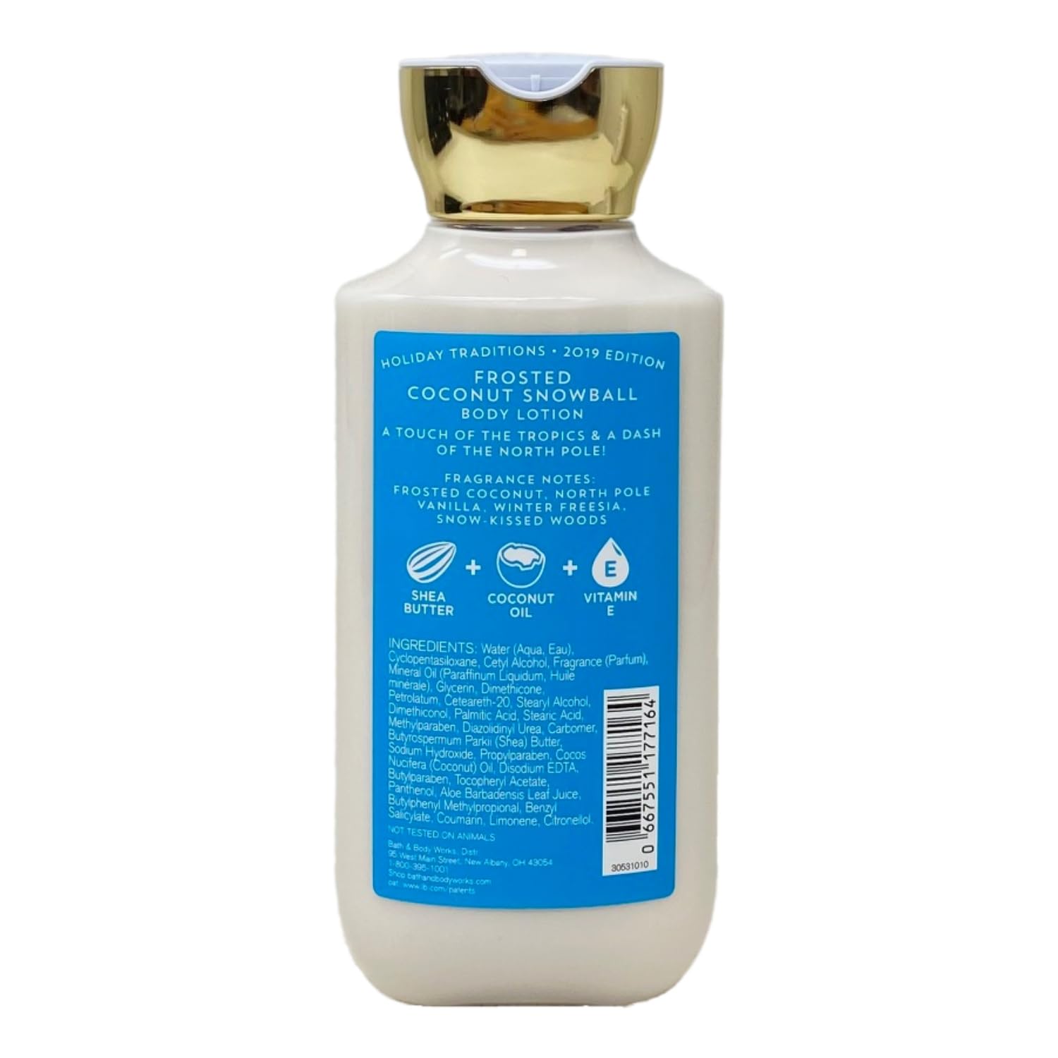 Frosted Coconut Snowball Body Lotion 4-Pack Set with Natural Oats Sample Soap | Moisturizing Winter Skincare Gift Set for Dry Skin | Perfect for Holiday Gifting & Self-Care Routine