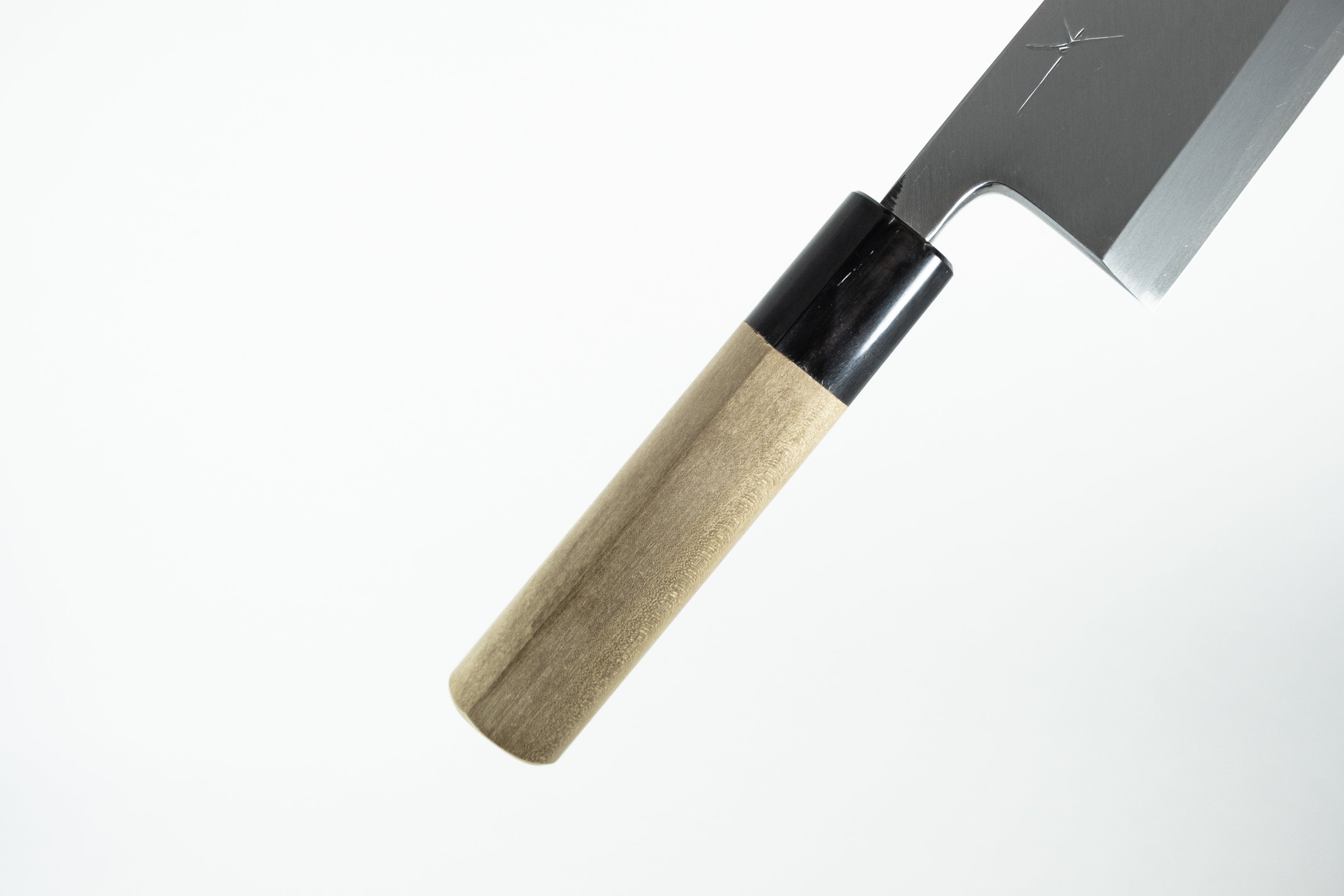 Hitohira Kikuchiyo Manzo White #3 Deba Knife 165mm - Japanese Chef Knife with Ho Wood D-Shaped Handle - Perfect for Sushi, Fish Filleting & Asian Cuisine