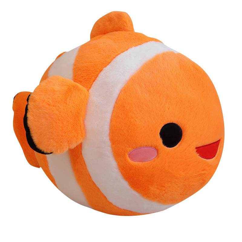 Adorable Stuffed Fish Plush Toy - Soft & Cuddly Ocean Animal Pillow for Kids, Bedroom Decor, Nursery Gift, Birthday Present - Perfect for Snuggling, Playtime & Themed Room Decorations