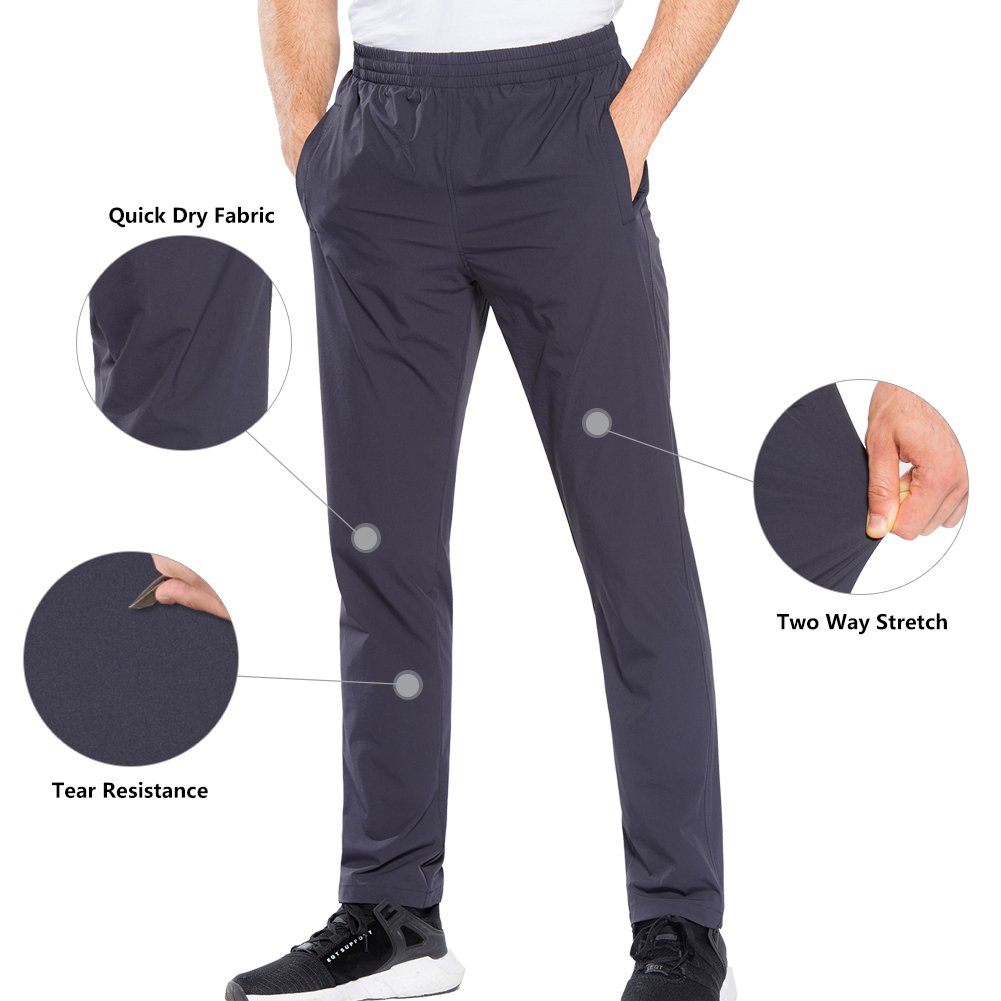 Men's Quick-Dry Water-Resistant Lightweight Cargo Pants for Hiking, Fishing & Outdoor Work - Durable & Comfortable for Mountain Adventures & Active Lifestyles