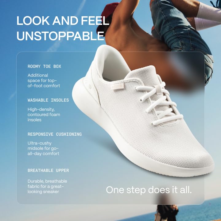 Kizik Madrid Slip On Sneakers for Men & Women - Breathable Eco-Knit Comfort Walking Shoes | Orthopedic Support for Elderly | Lightweight Travel & Athleisure Shoes for Daily Wear, Workout & Outdoor Activities
