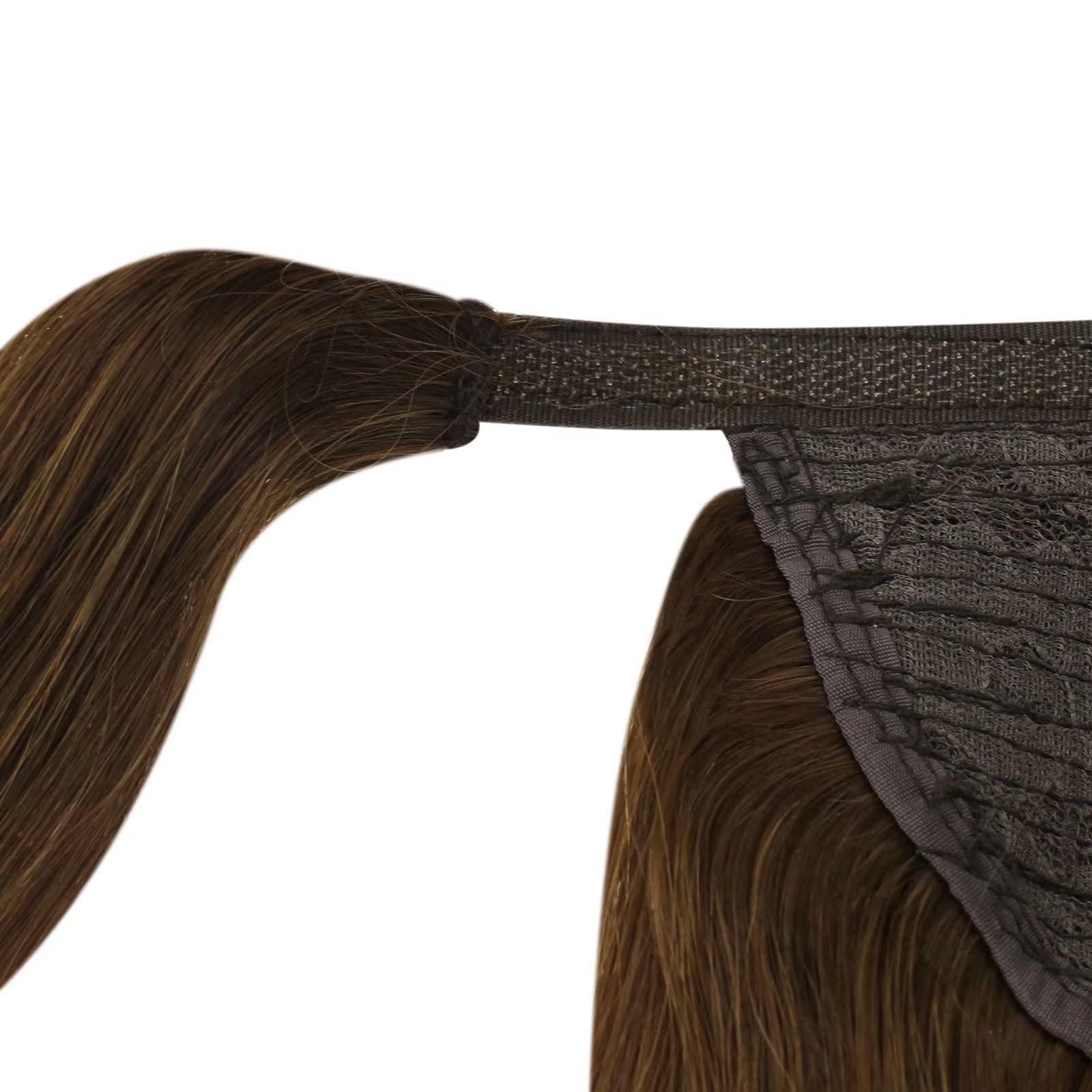 Premium Soft Human Hair Ponytail Extension - Natural Look & Comfortable Wear for Daily Styling, Parties & Special Occasions