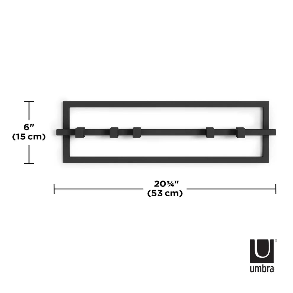 5 Pack Heavy Duty Wall Hooks for Hanging Coats, Hats & Keys - Rustproof Metal Hooks for Home, Office & Garage Organization