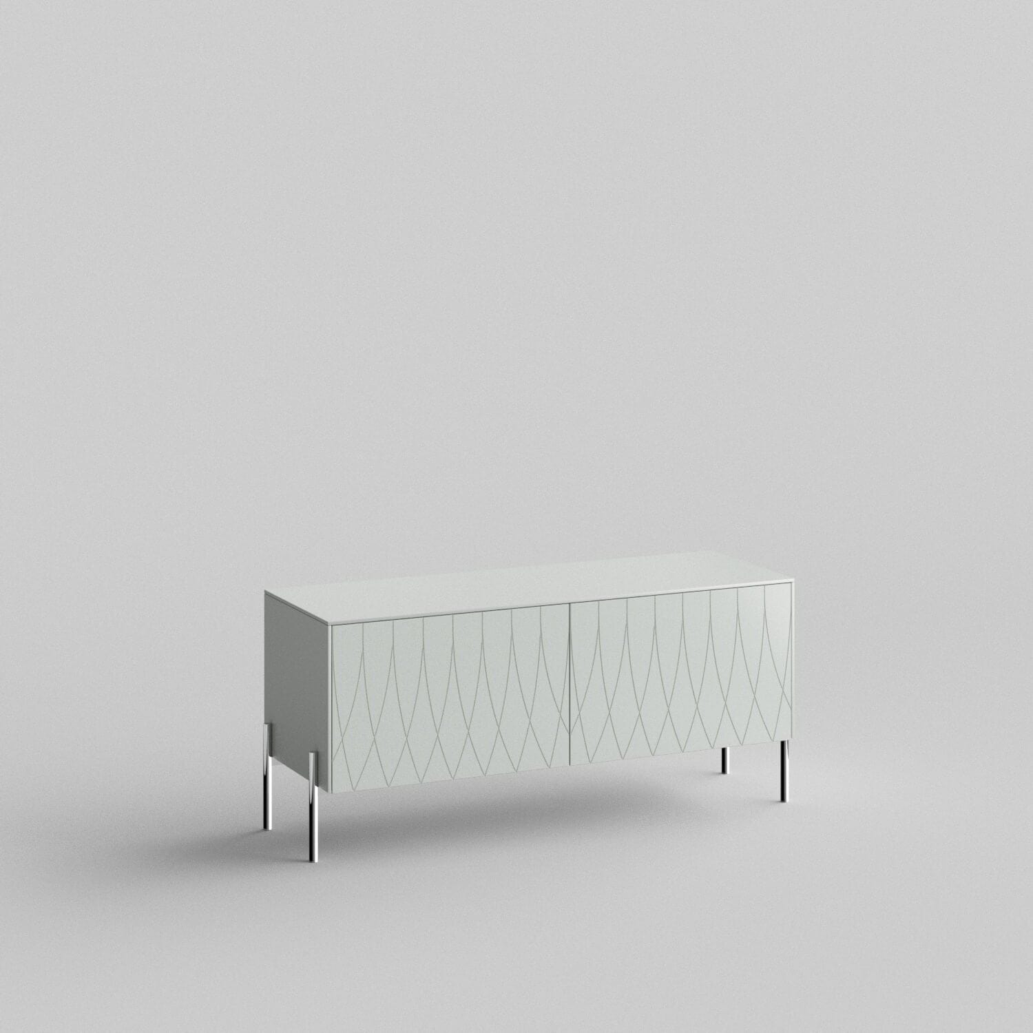 Seville Full Kit - 2 Door Besta Cabinet with Adjustable Shelves | Modern Storage Solution for Living Room, Bedroom & Office | Easy Assembly & Durable Design