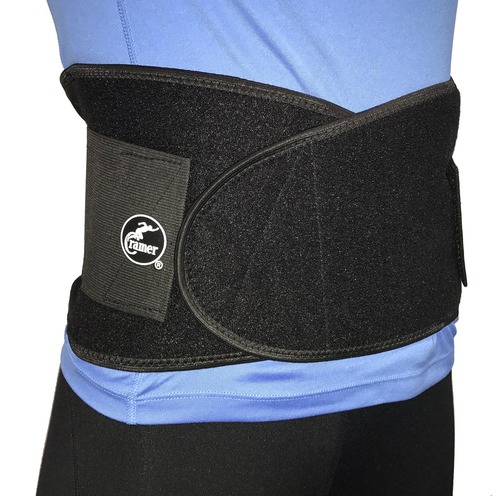 Cramer Double Strap Back Support Belt - Abdominal & Lumbar Waist Brace for Lower Back Pain Relief, Posture Corrector & Spine Stability - Ideal for Office Work, Weightlifting & Daily Activities