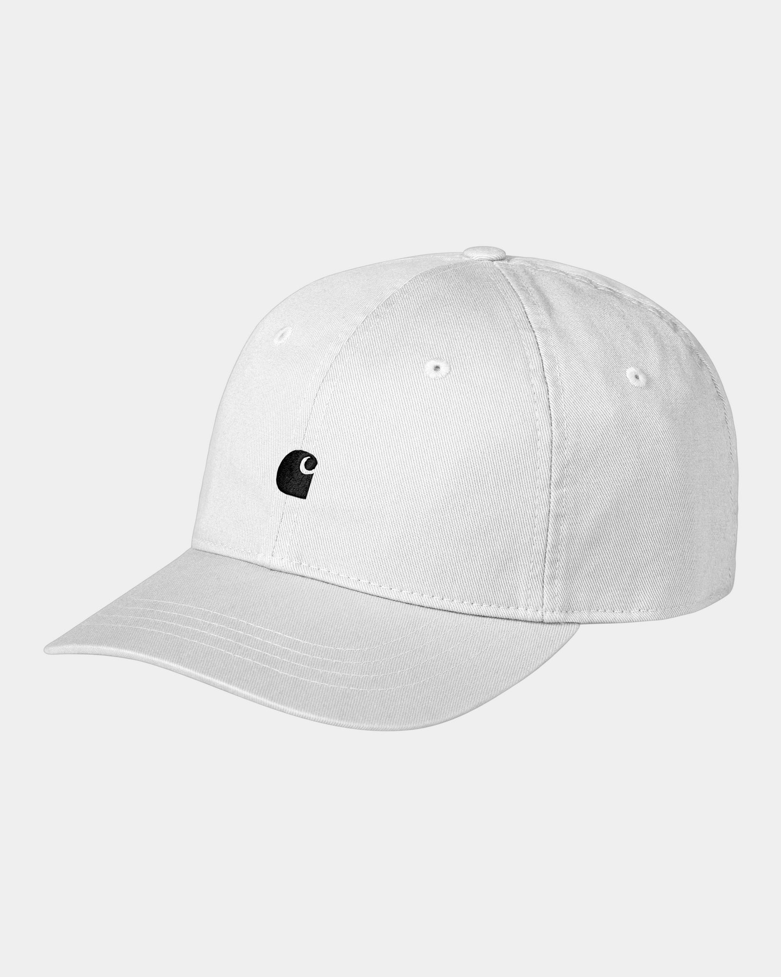 Madison Logo Cap - Adjustable Baseball Hat for Men & Women - White & Black - Perfect for Outdoor Sports, Casual Wear & Sun Protection