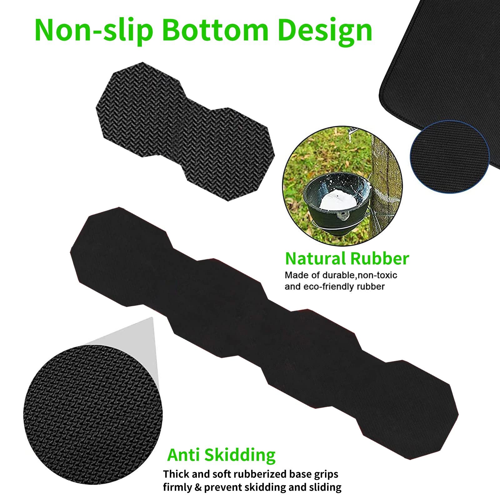 Large Gaming Mouse Pad Set - 4-in-1 Non-Slip Desk Mat with Wrist Rest for Office & PC Gaming (31.5