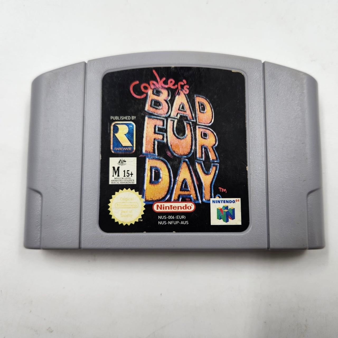 Conker's Bad Fur Day Nintendo 64 (N64) Game - Complete PAL Version | Rare Collectible Retro Video Game for Nintendo 64 Console - Perfect for Gaming Enthusiasts and Nostalgic Players