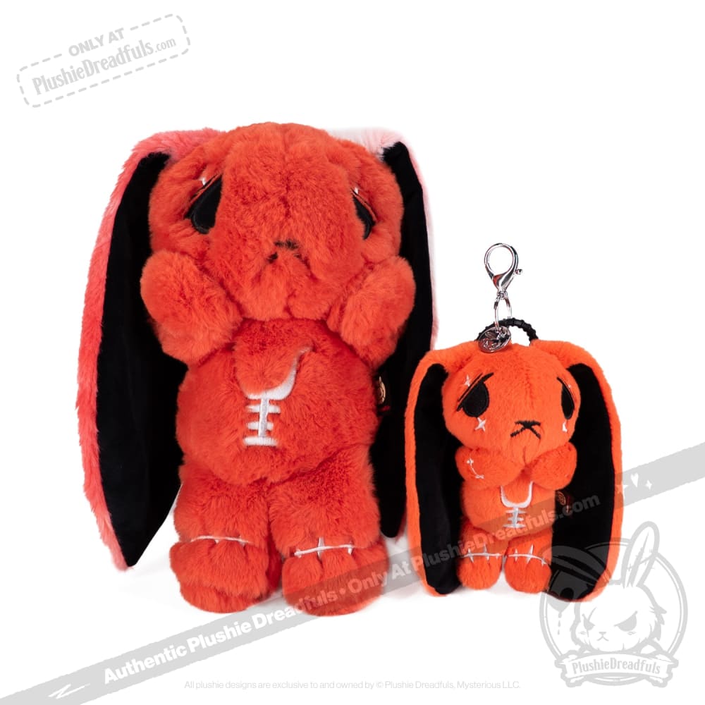 Anxiety Rabbit Plush Keychain - Cute Stress Relief Toy for Adults & Kids | Soft Stuffed Animal for Anxiety Relief, Emotional Support, and Keychain Accessory | Perfect for Home, Office, or Travel Companion