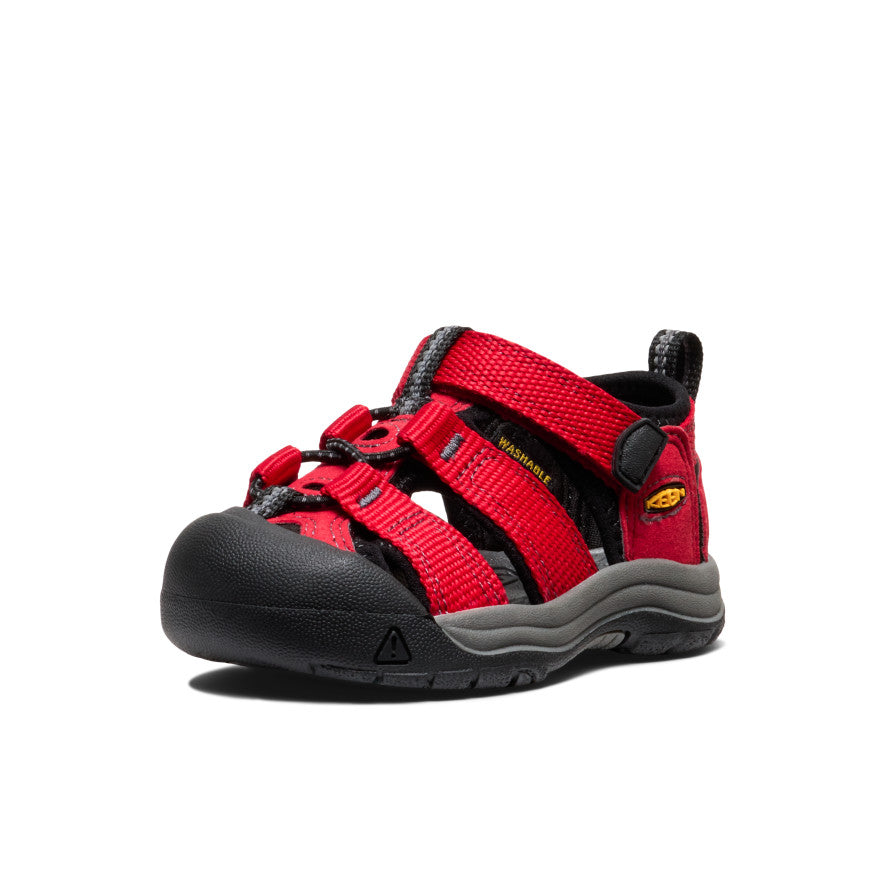 Newport H2 Sandals for Toddlers - Ribbon Red/Gargoyle | Comfortable Kids' Beach & Play Shoes for Outdoor Adventures