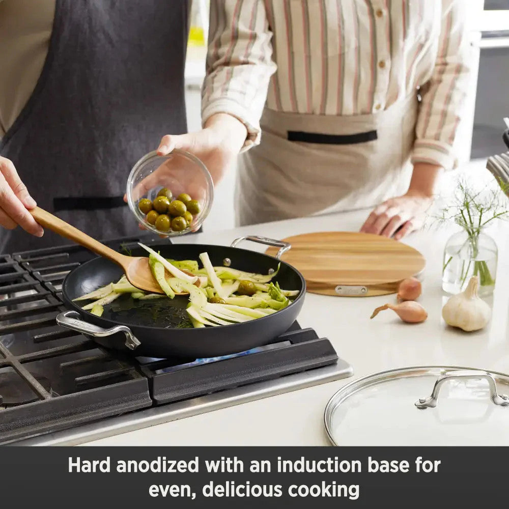 All-Clad E100S274 6-Quart HA1 Dutch Oven with Lid - Premium Stainless Steel Cookware for Braising, Stewing & Baking - Perfect for Soups, Casseroles & Bread Making