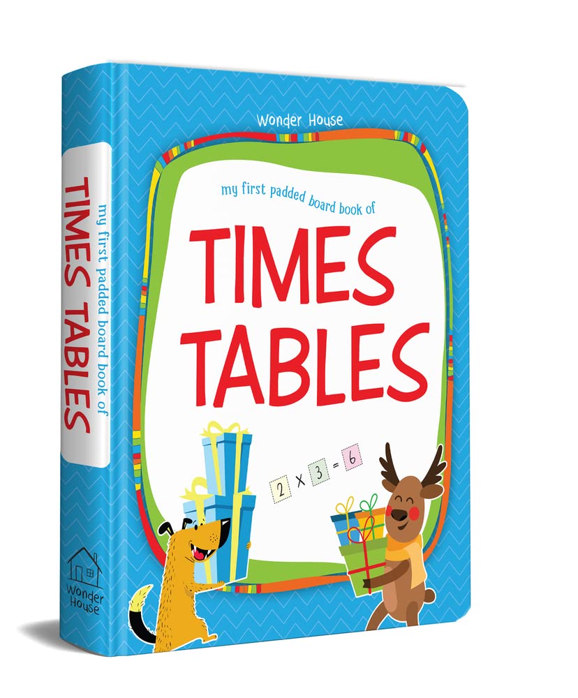 My First Padded Board Book of Multiplication Tables 1-20 - Fun Math Learning for Kids | Perfect for Homeschooling, Classroom & Early Education