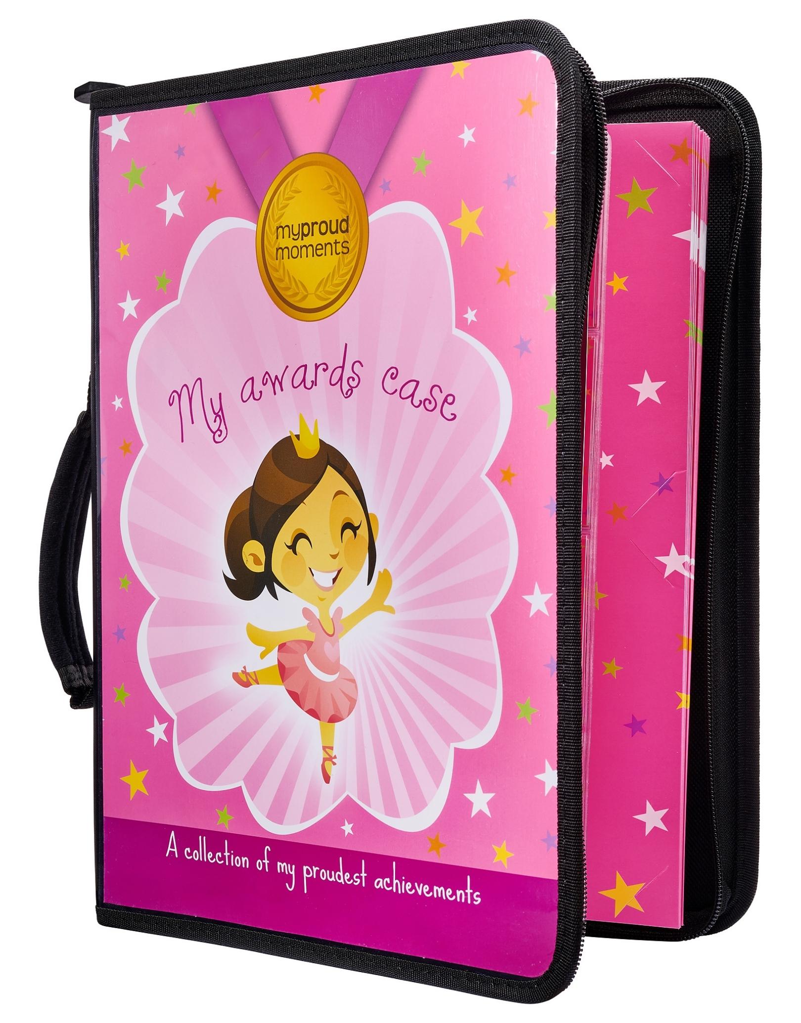 Pink Dance Medal, Badge & Certificate Display Case - Perfect for Awards, Competitions & Dance Recitals