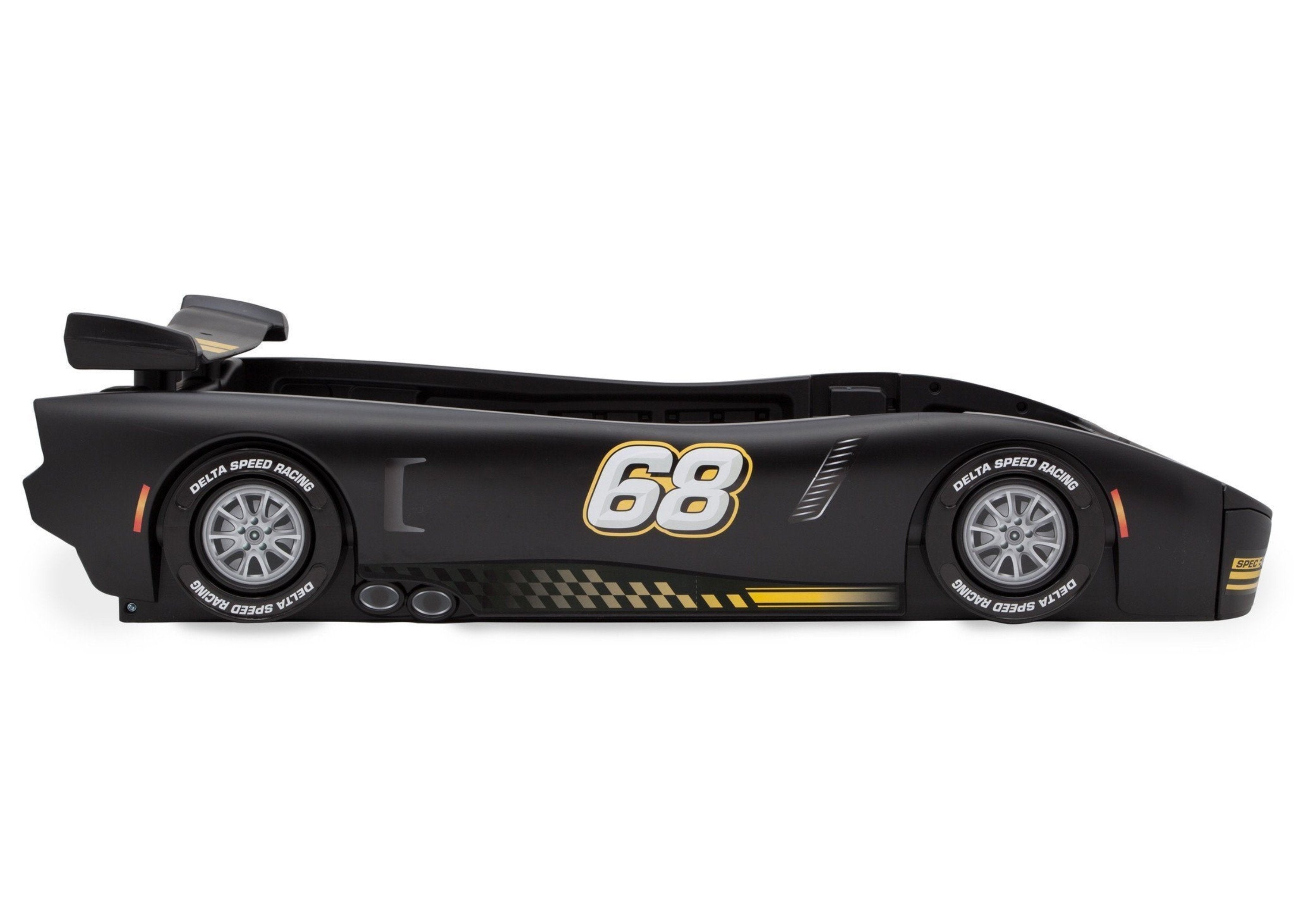 Turbo Race Car Twin Bed for Kids - High-Speed Design Themed Bedroom Furniture for Boys & Girls - Perfect for Racing Enthusiasts' Bedrooms and Playrooms