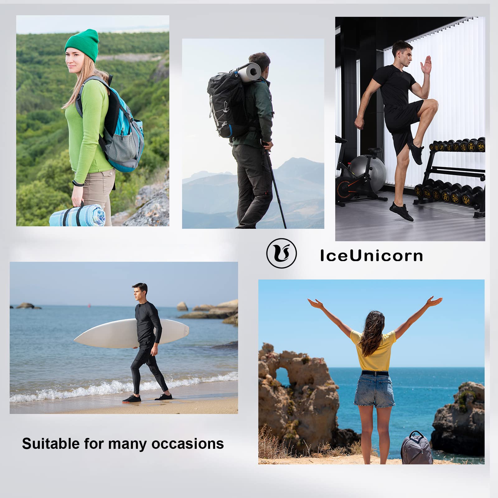 Barefoot Shoes for Men & Women - Lightweight Water Shoes for Beach, Swimming, Hiking, Walking & Trekking | Perfect for Outdoor Adventures & Water Activities