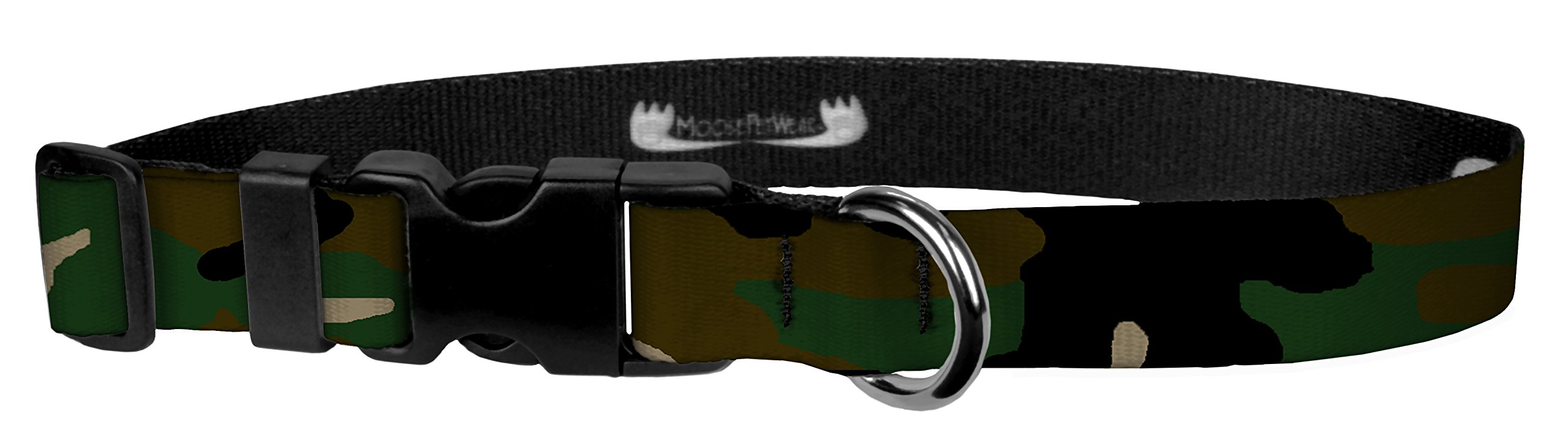 **Camo Dog Collar and Leash Set - Waterproof Camouflage Pet Collar & Leash for Small, Medium, Large Dogs - Durable Outdoor Hunting, Hiking, and Walking Gear**