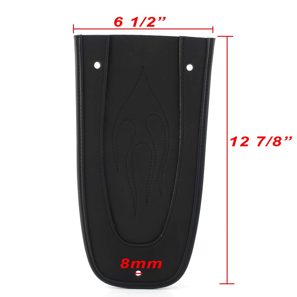 Harley Davidson FLHT FLHR FLTR FLHX Rear Solo Seat Mudguard Bib for Electra Glide, Road King, Road Glide, Street Glide (1997-2017) - Perfect for Motorcycle Protection & Customization