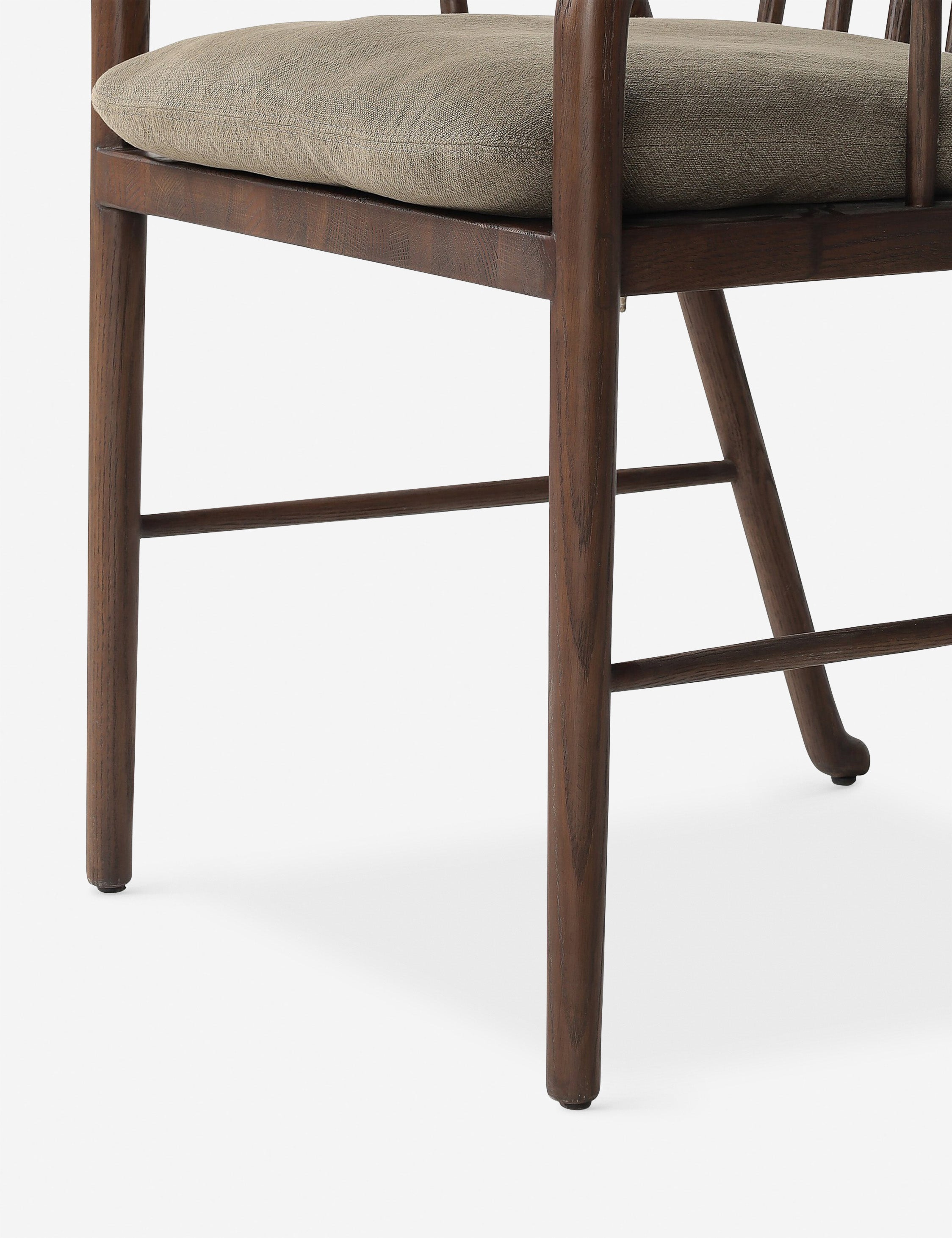 Brenna Dining Chair by Amber Lewis x Four Hands - Modern Farmhouse Dining Chair for Kitchen, Dining Room & Office - Comfortable & Stylish Seating for Home Decor