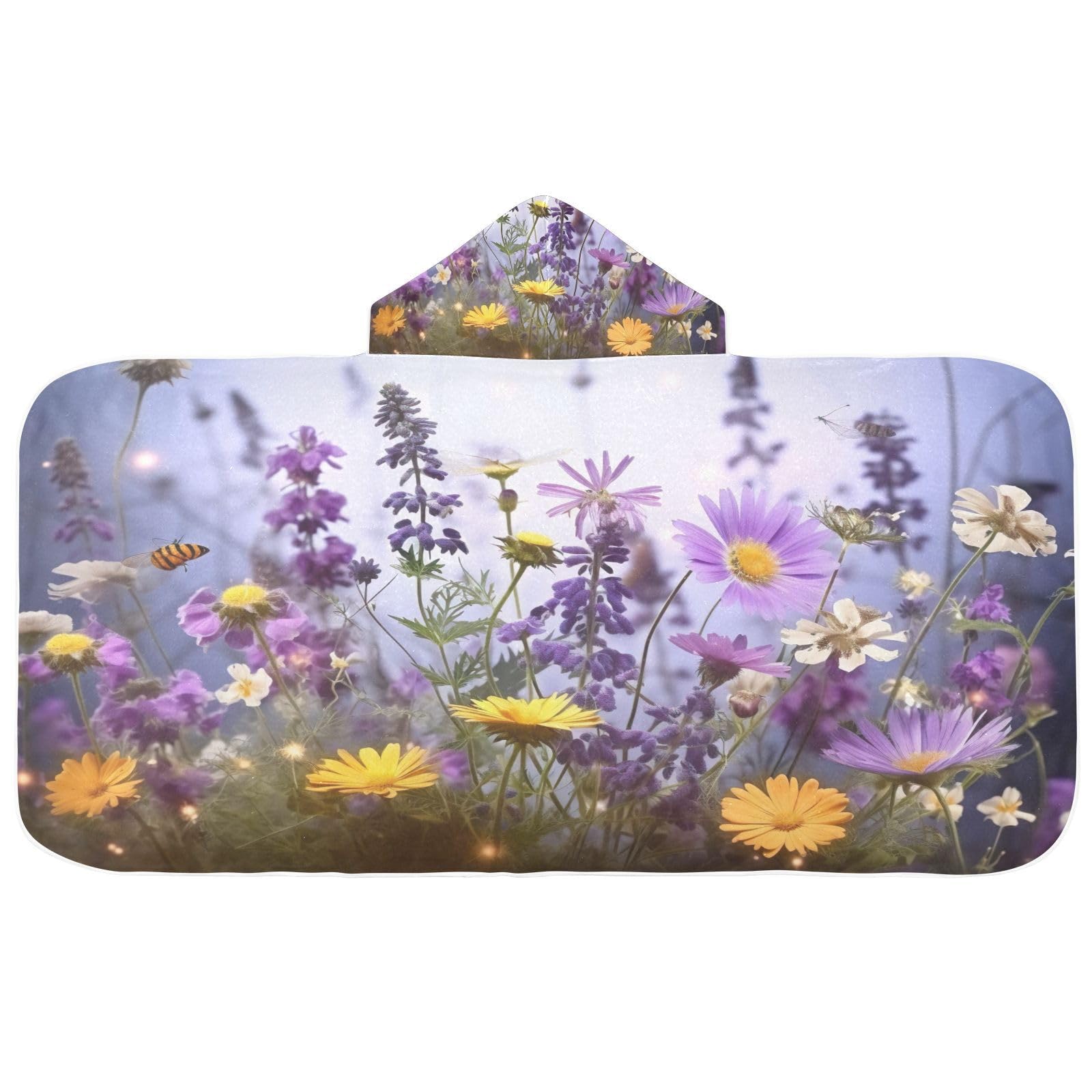 Premium Soft Wildflowers Bath Towel - Ultra Absorbent 23.5