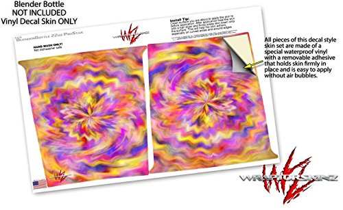 Blender Bottle ProStak 22oz Skin Decal Wrap - Tie Dye Pastel for Gym & Sports