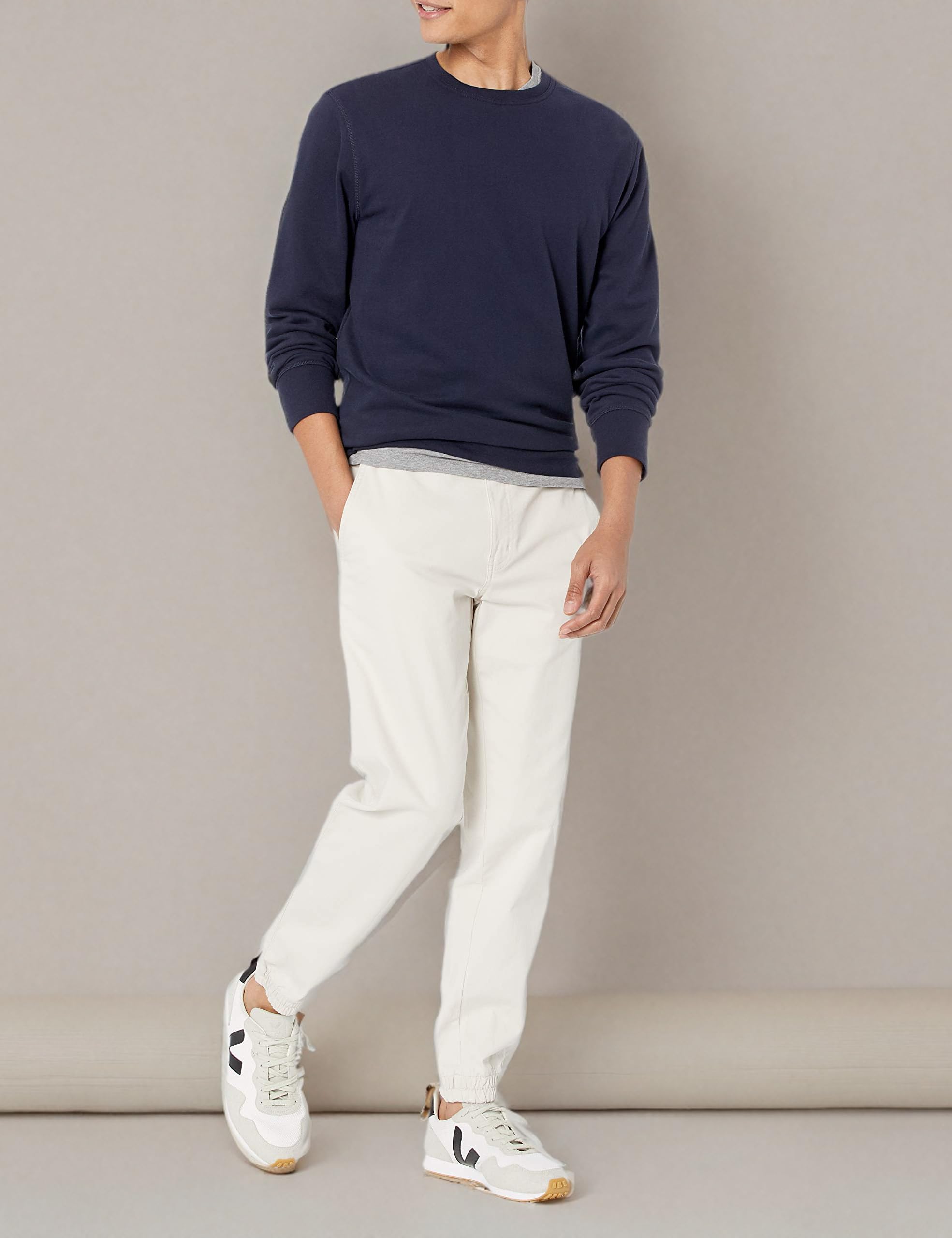 Amazon Essentials Men's Straight-Fit Chino Jogger Pants - Comfortable Casual & Work Wear for Everyday Use, Office, Travel & Outdoor Activities