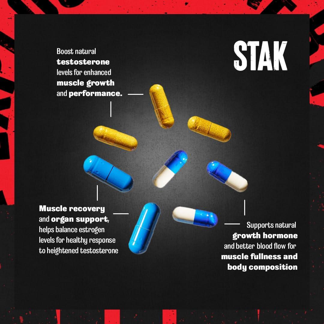 Animal Stak 21 Packs - Ultimate Anabolic Stack for Testosterone Boost & Muscle Growth - Perfect for Bodybuilding, Strength Training & Fitness Enthusiasts