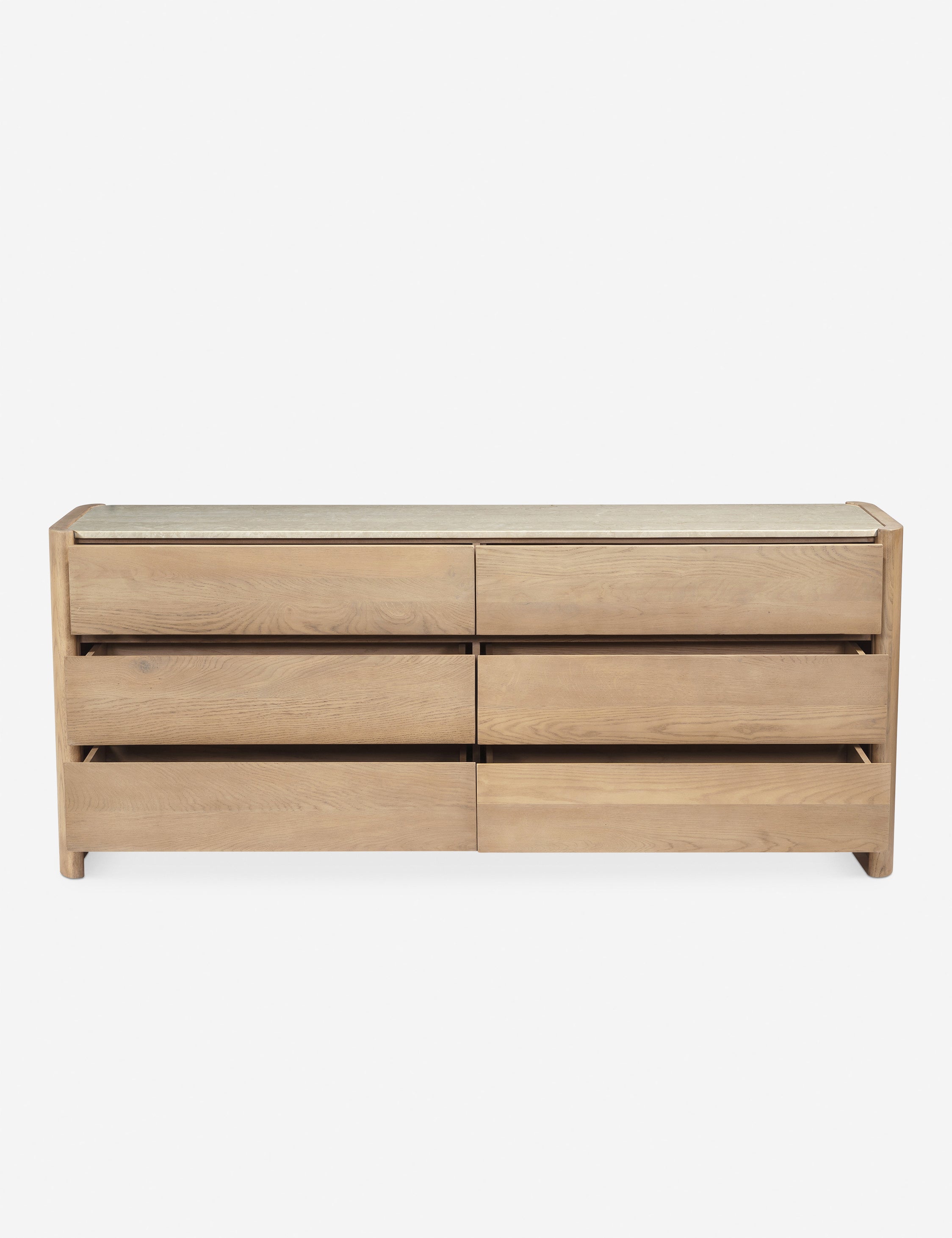 Lindahl Dresser - Modern 6-Drawer Wooden Dresser for Bedroom, Nursery & Living Room Storage | Perfect for Organizing Clothes, Toys & Home Essentials