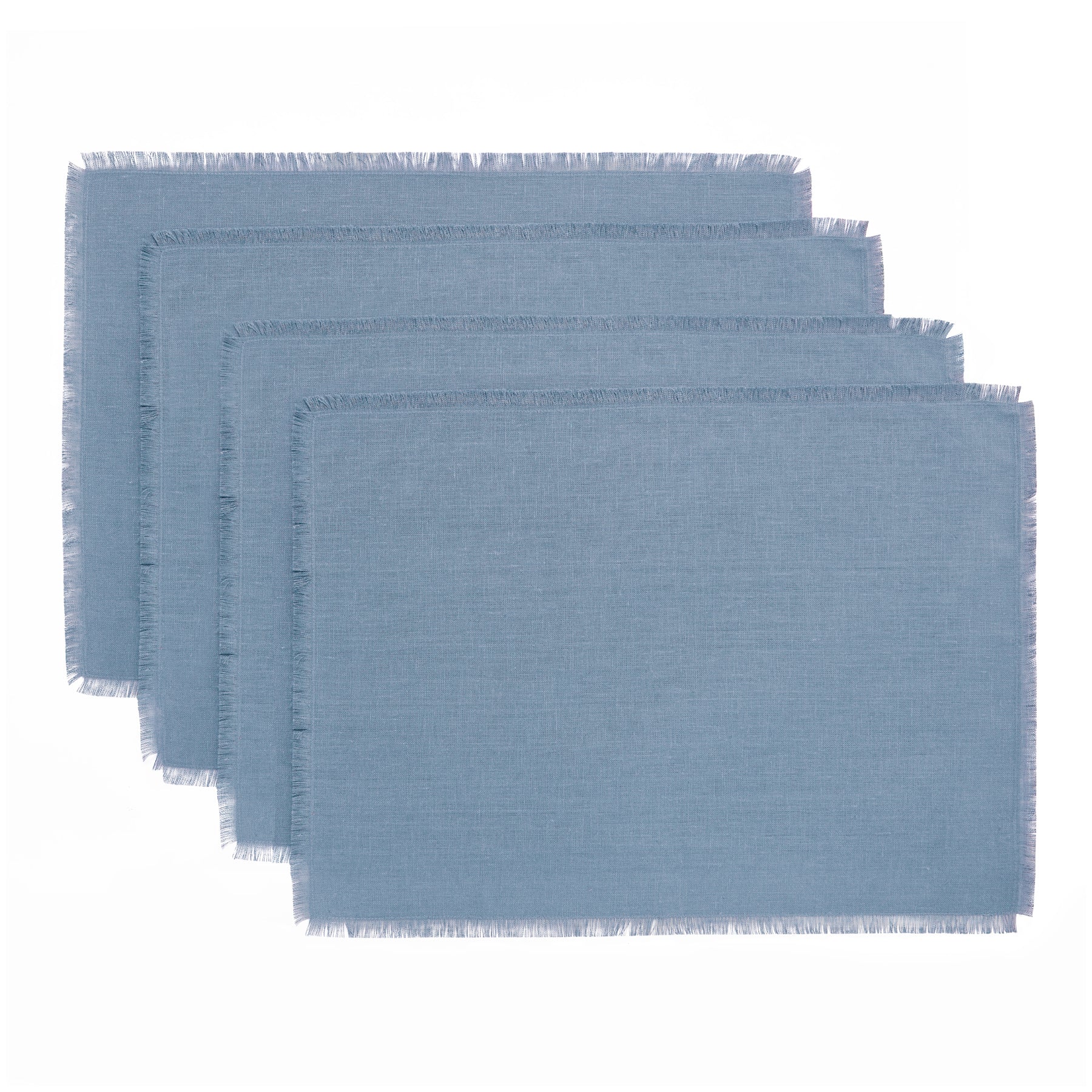 Stylish Fringe Placemats Set of 4 - Boho Chic Table Decor for Dining Room, Kitchen, or Outdoor Entertaining